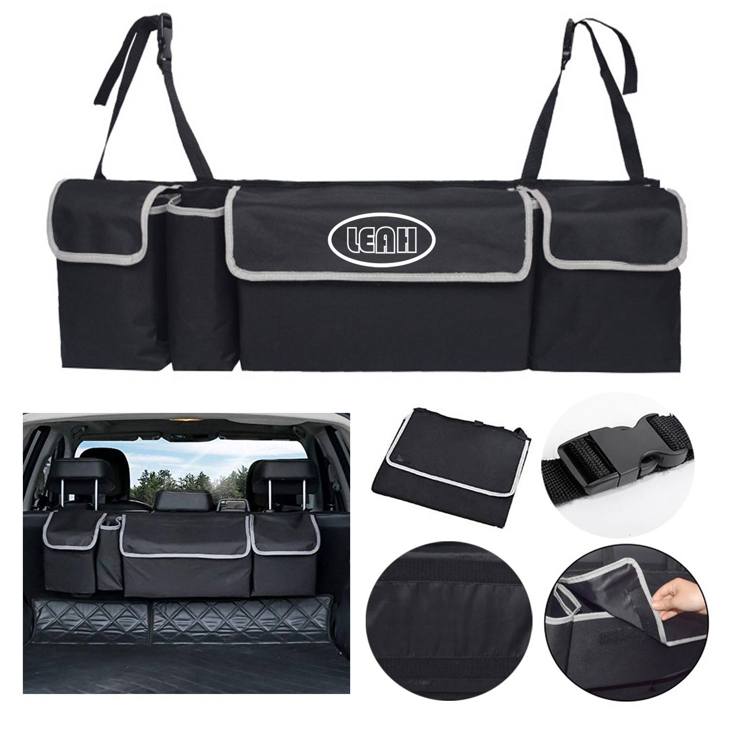 Car Back Seat Multi Pocket Compartment Organizer