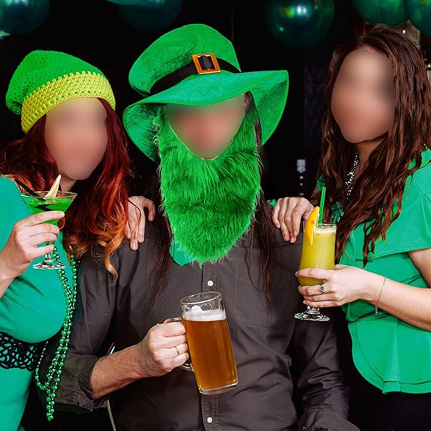 St Patricks Day Beard Hat - Image 5
