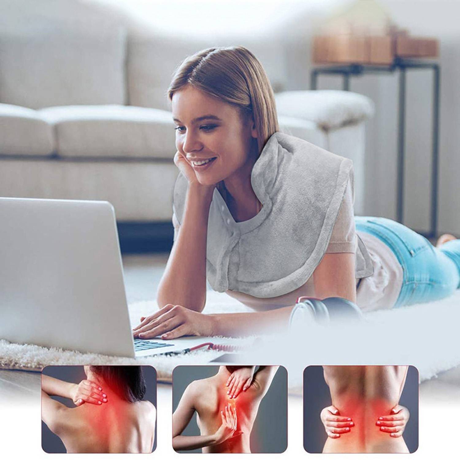 Winter Electric Heating Shawl Blanket