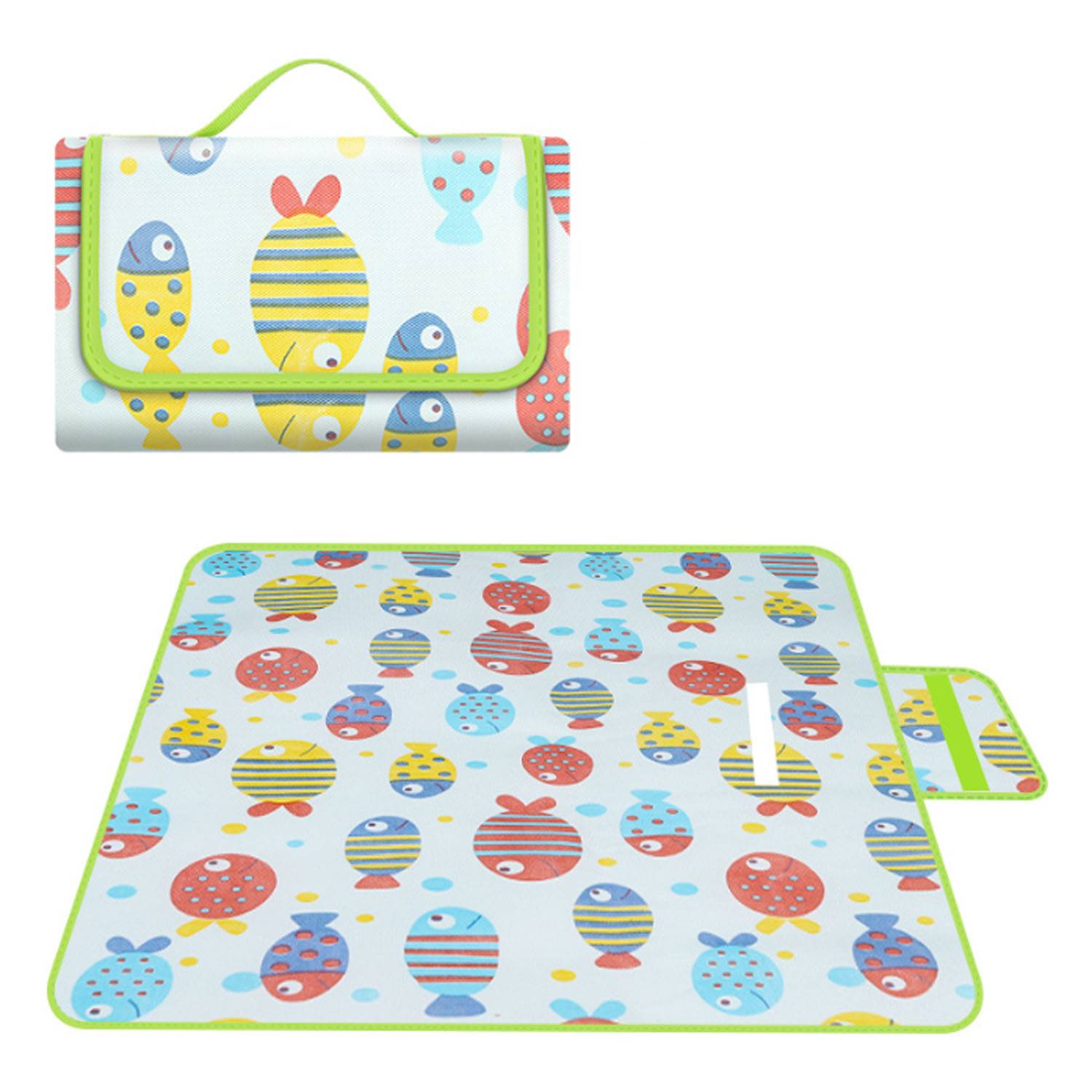 Lightweight Non-woven Picnic Blankets with Carry Handle - Image 7