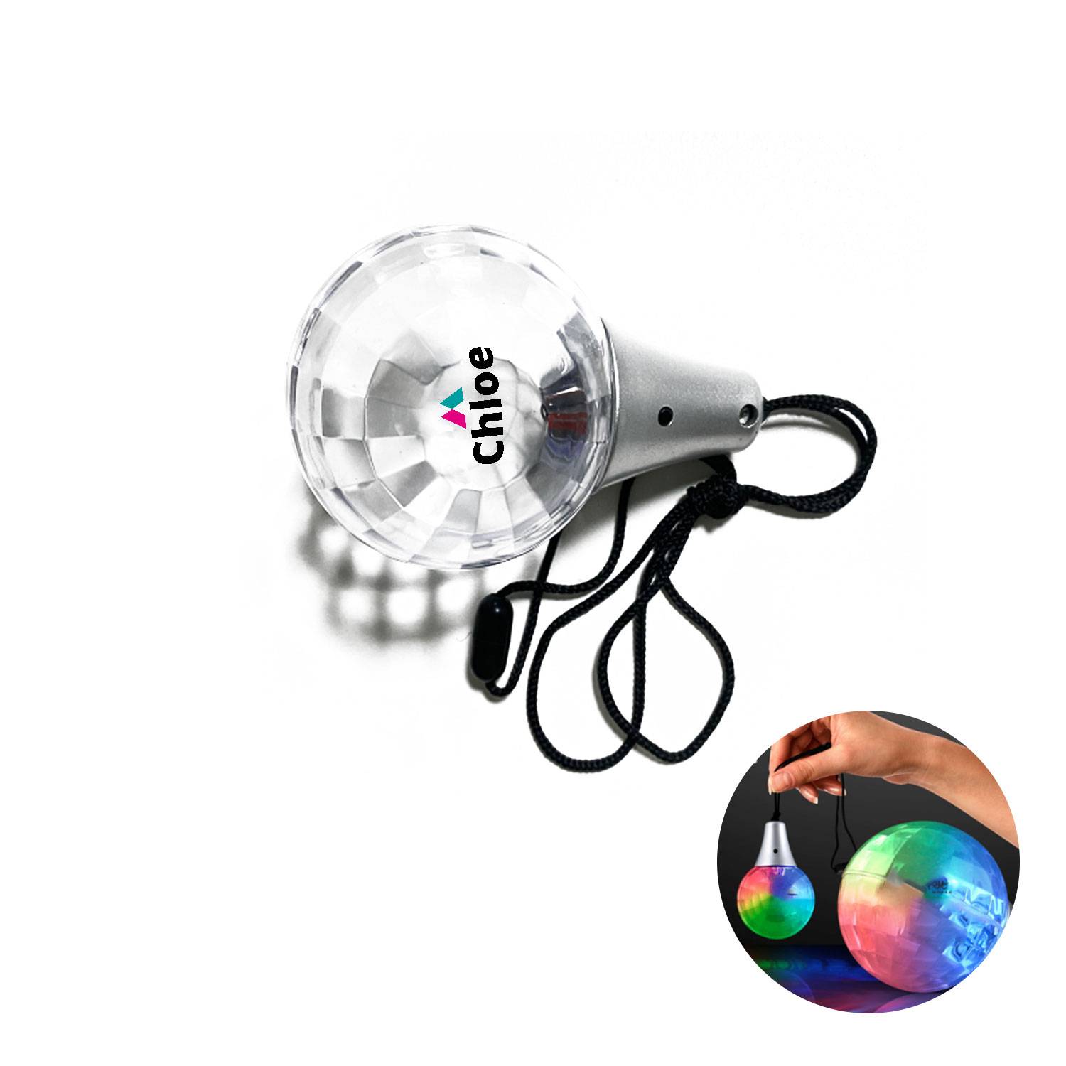 LED Disco Ball Necklace