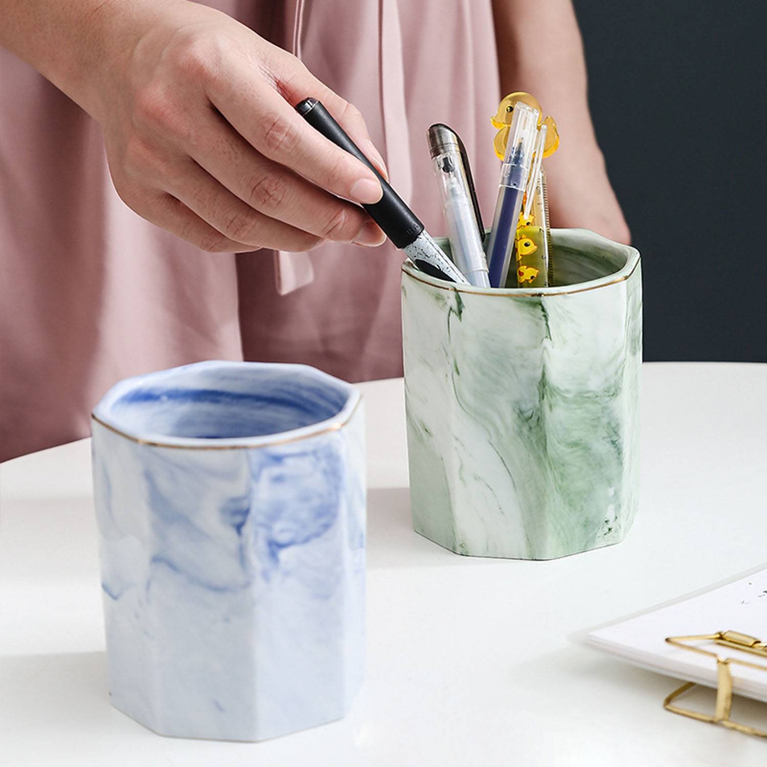 Ceramic Desk Organizer - Image 4