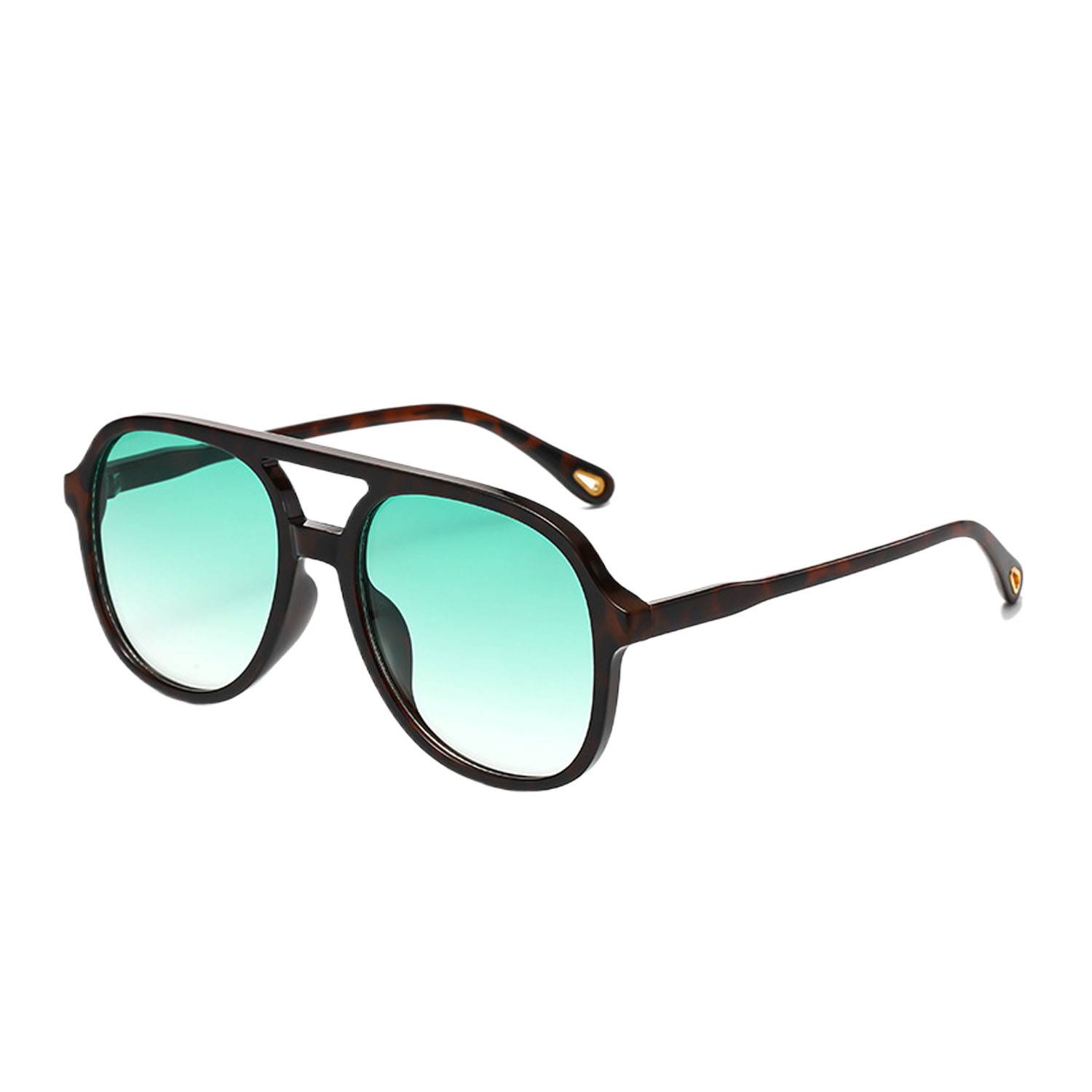 UV400 Protective Retro Square Aviator Sunglasses Soft Frame - Image 6