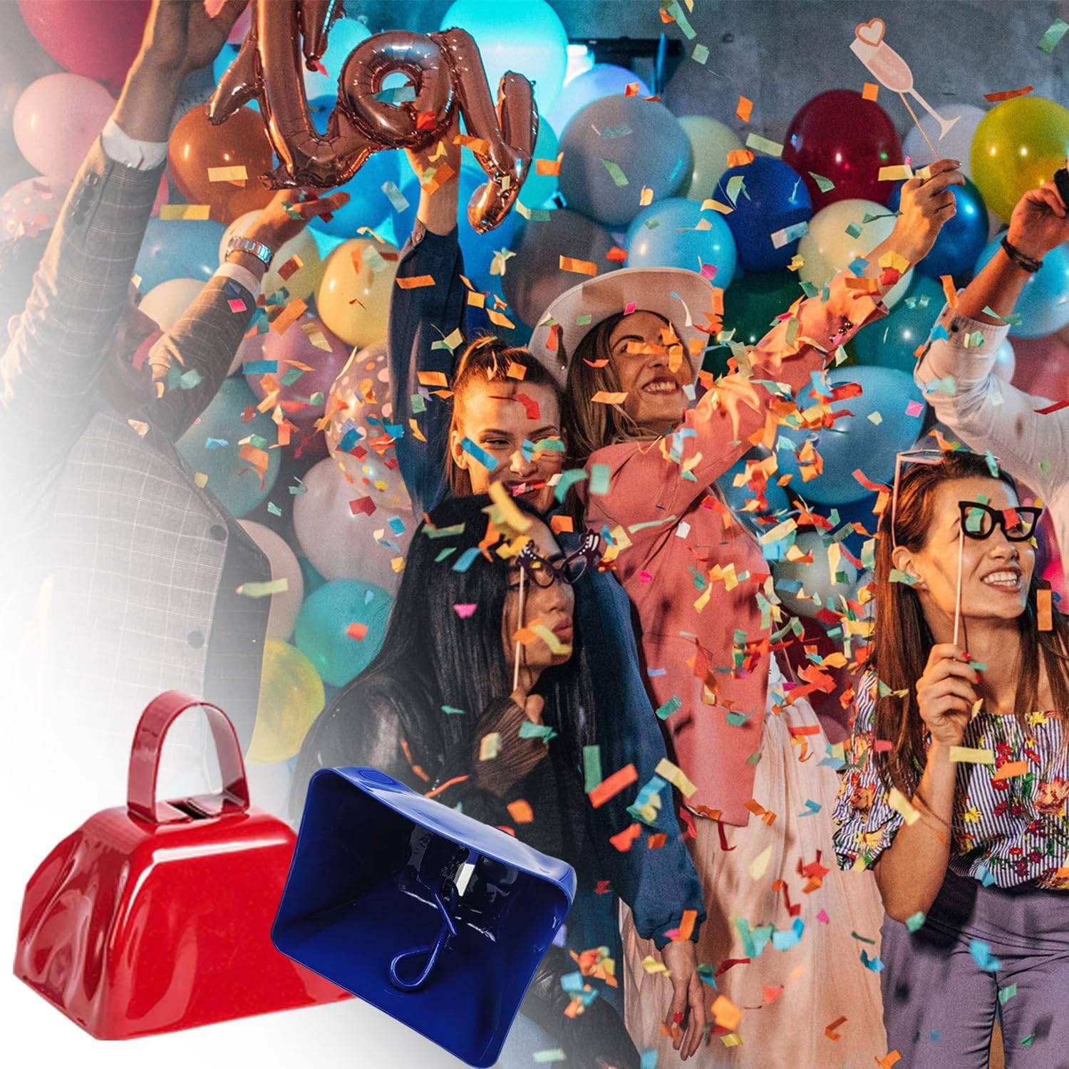 Compact Metal Cowbell w/ Handle - Image 6