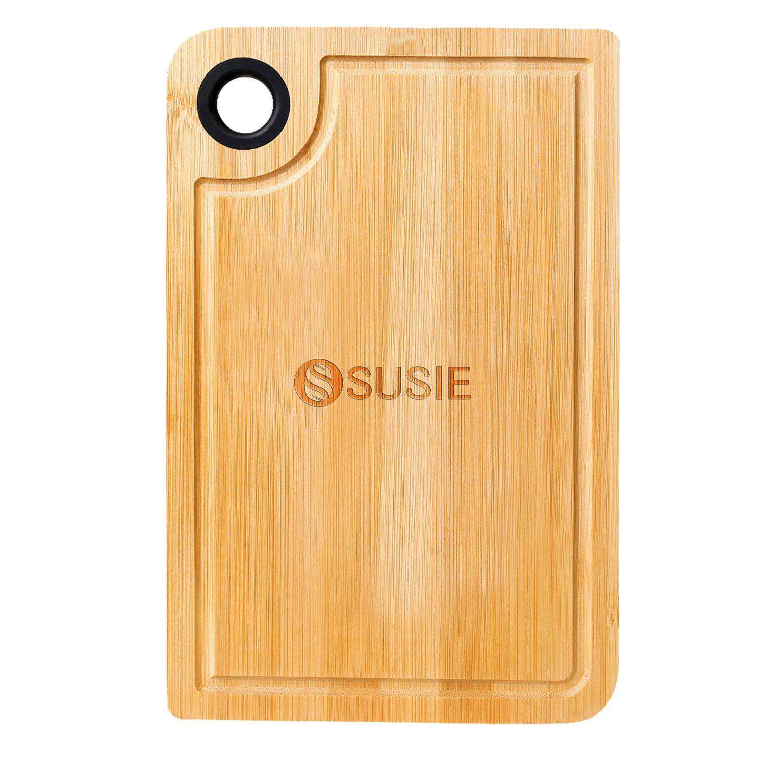 Double-Sided Household Bamboo Cutting Board w/ Groove