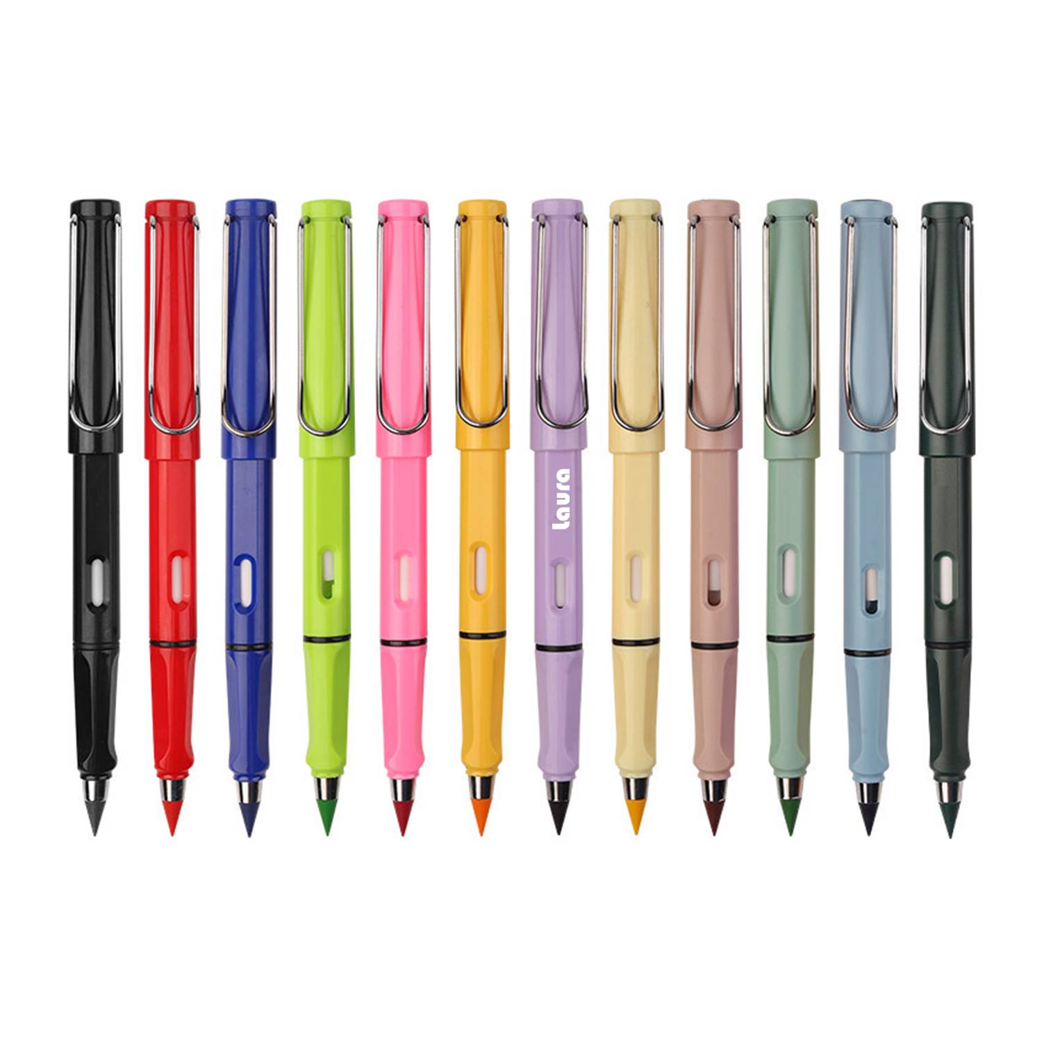 12 color erasable pencils for kids without sharpening