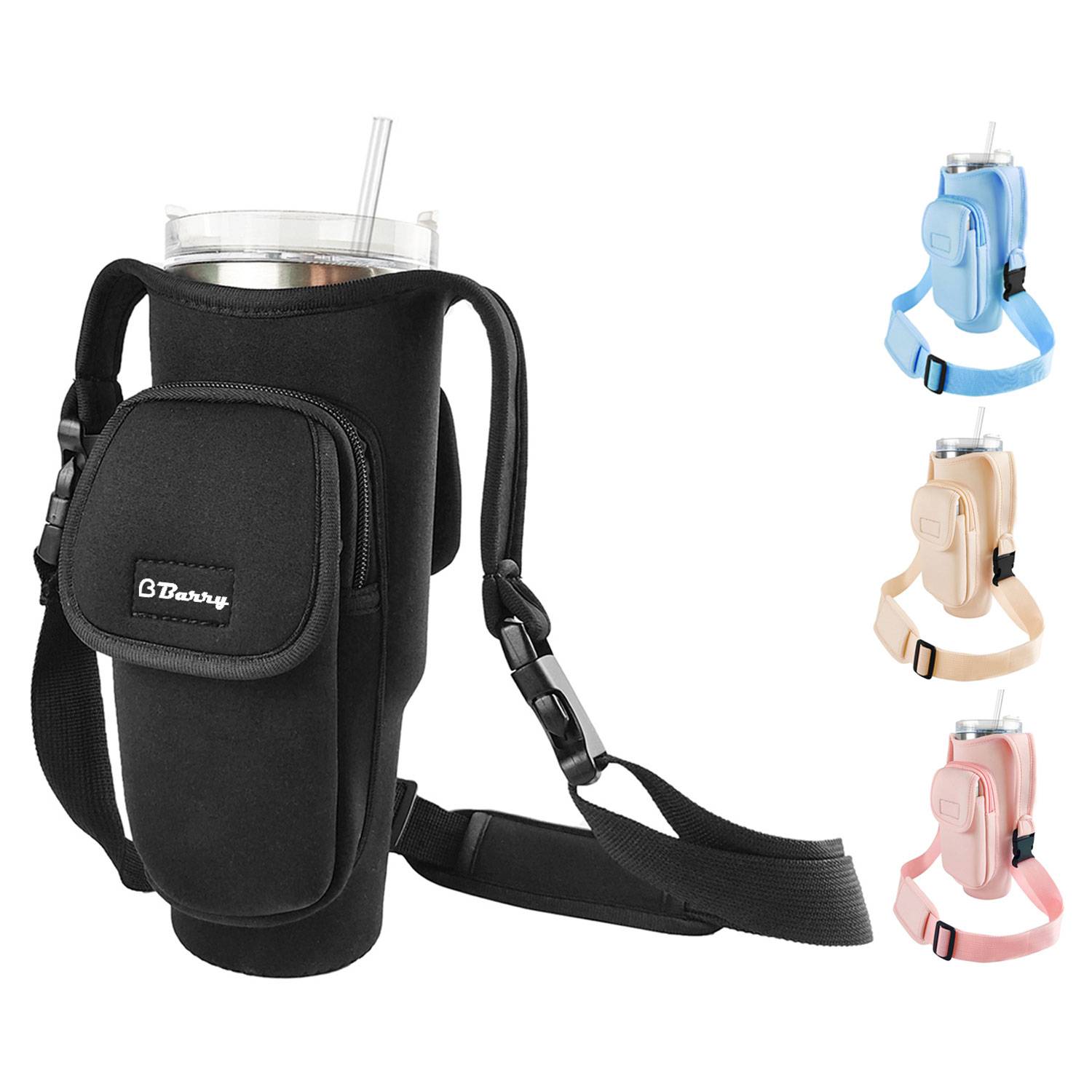 40oz Detachable Polyester Insulated Cup Sleeve w/ Pocket