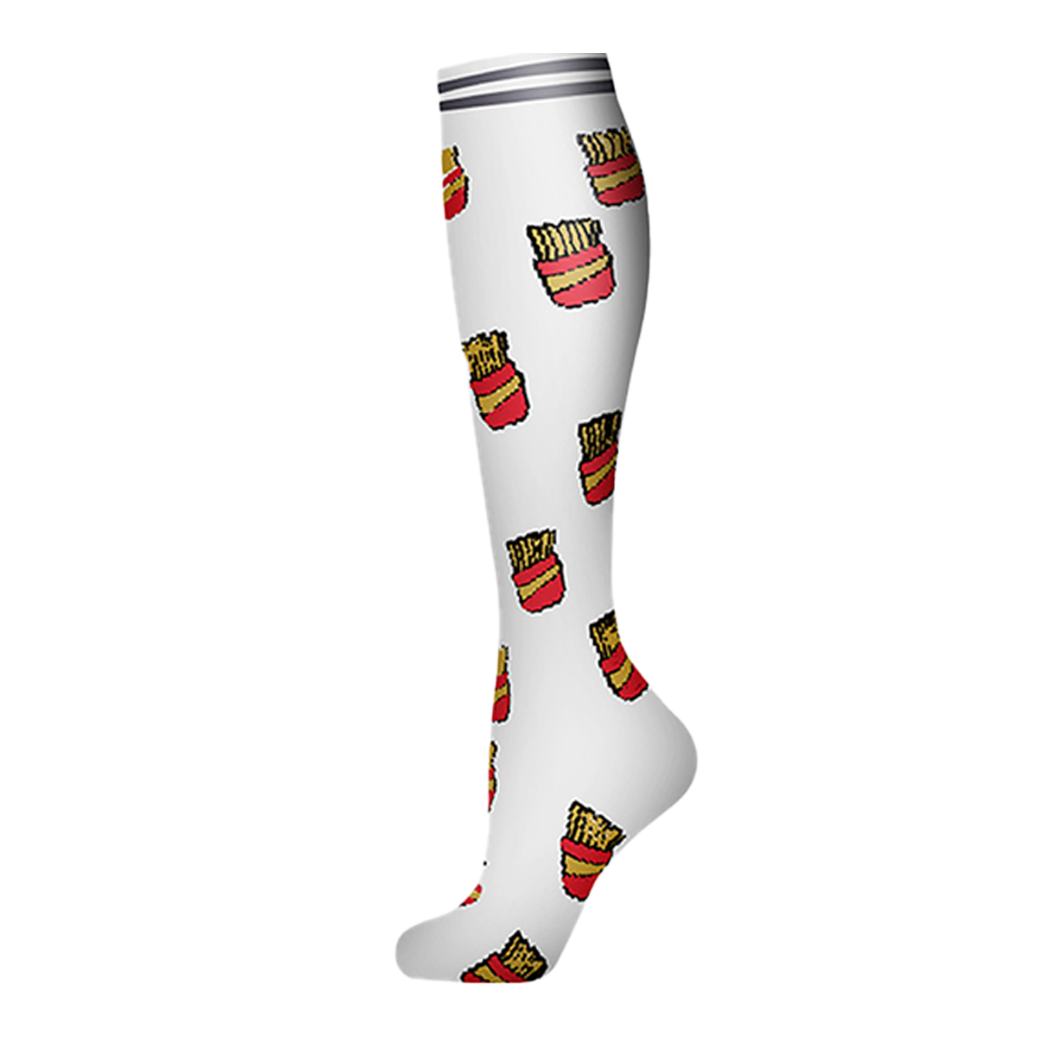 Polyester Non Slip Moisture Wicking Sport Calf Socks - Image 5