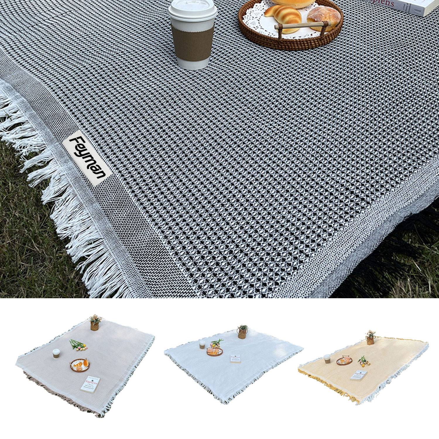 Foldable Bohemian Outdoor Camping Blanket