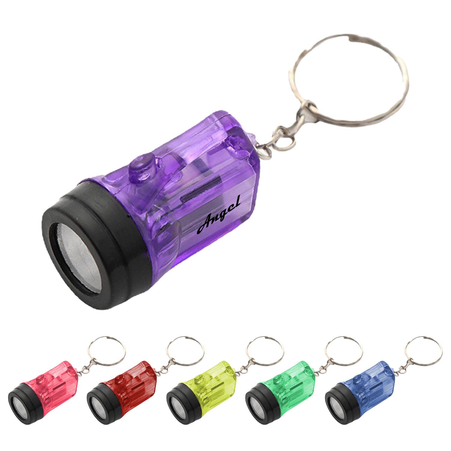 Mini LED Flashlight Keychain