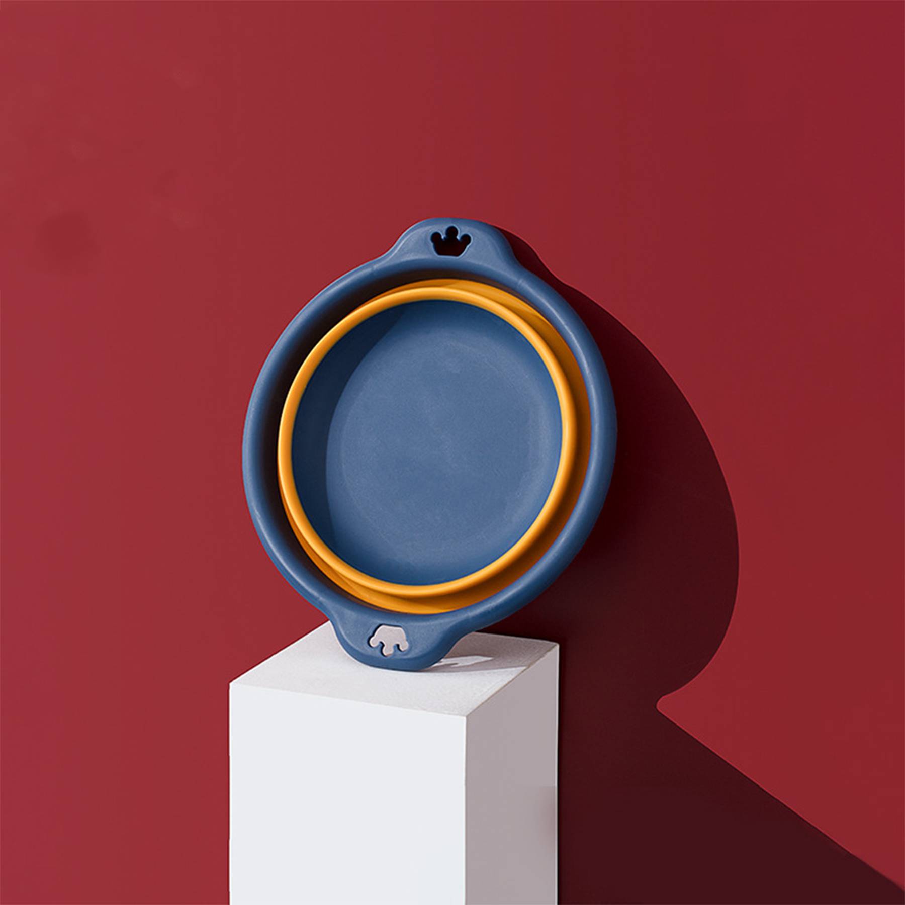 Outdoor travel portable plastic folding washbasin - Image 5