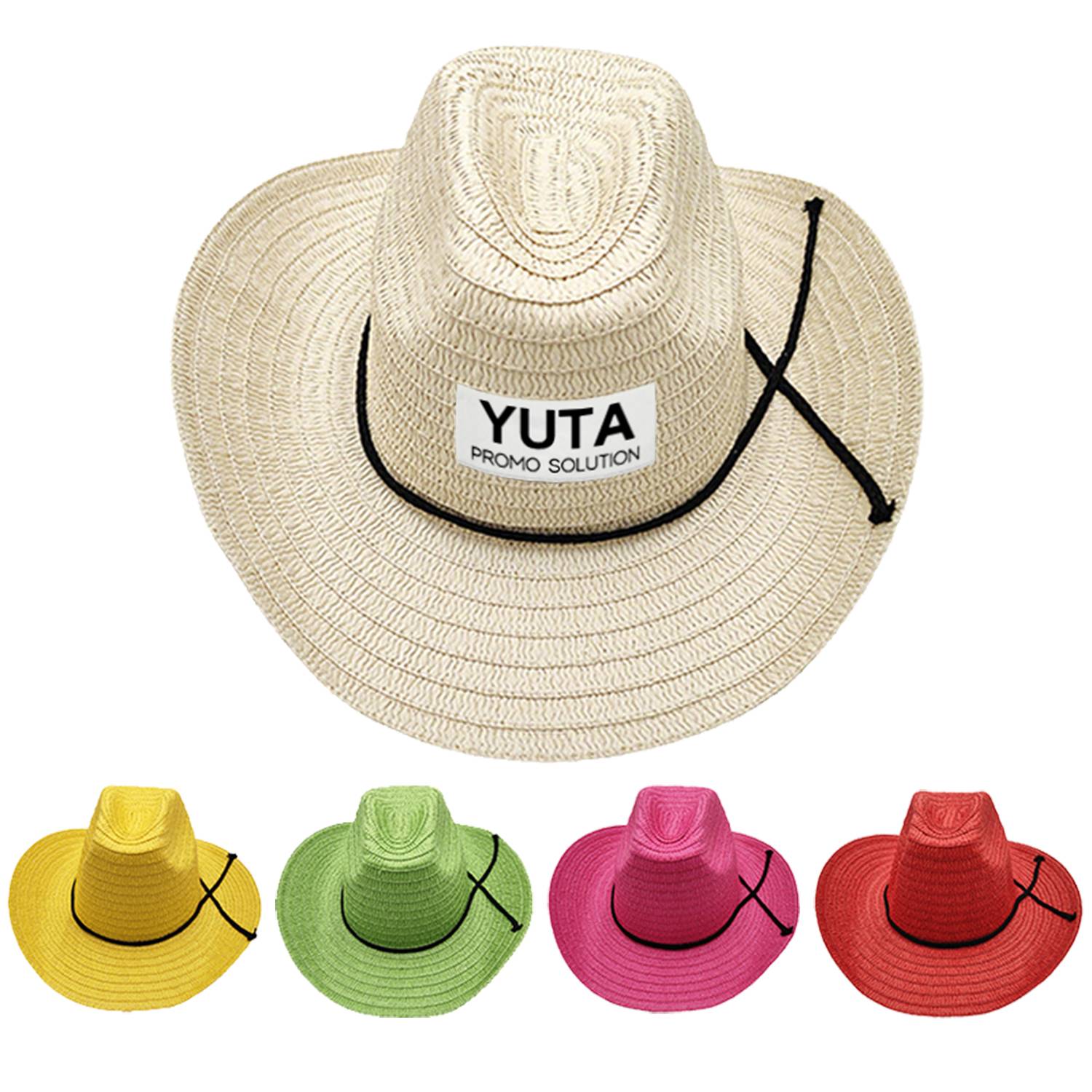 Unisex Straw Cowboy Hat