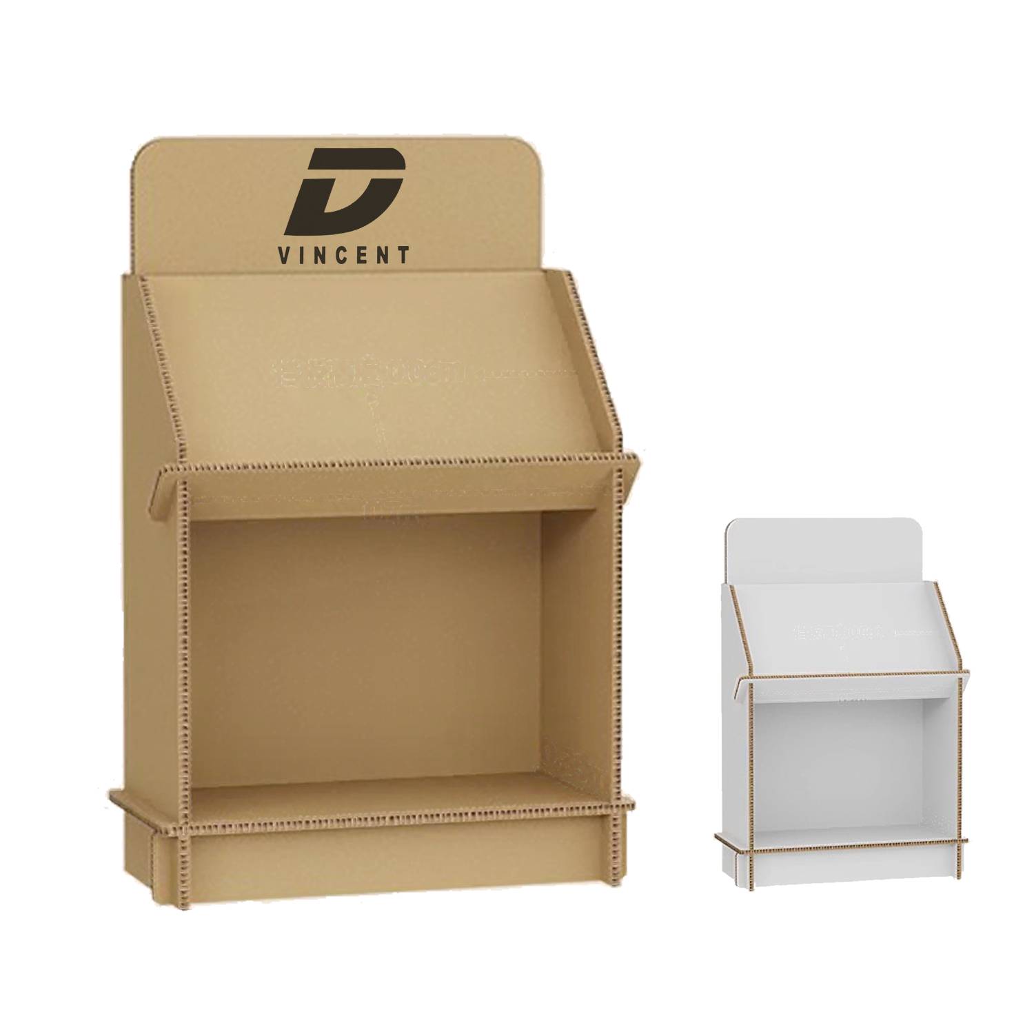 Corrugated Cardboard Slant Insert Display