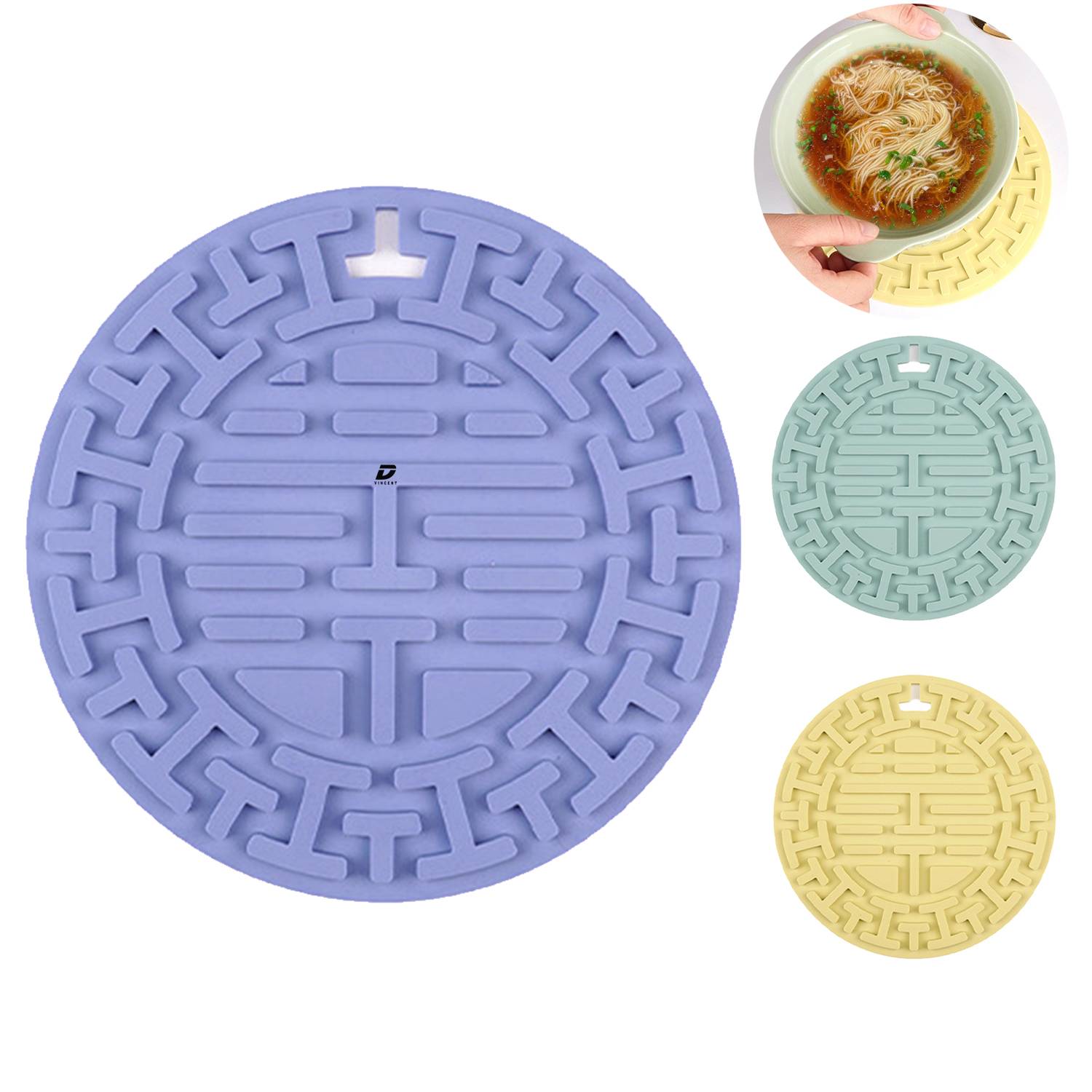 PVC Round Non Slip Placemat