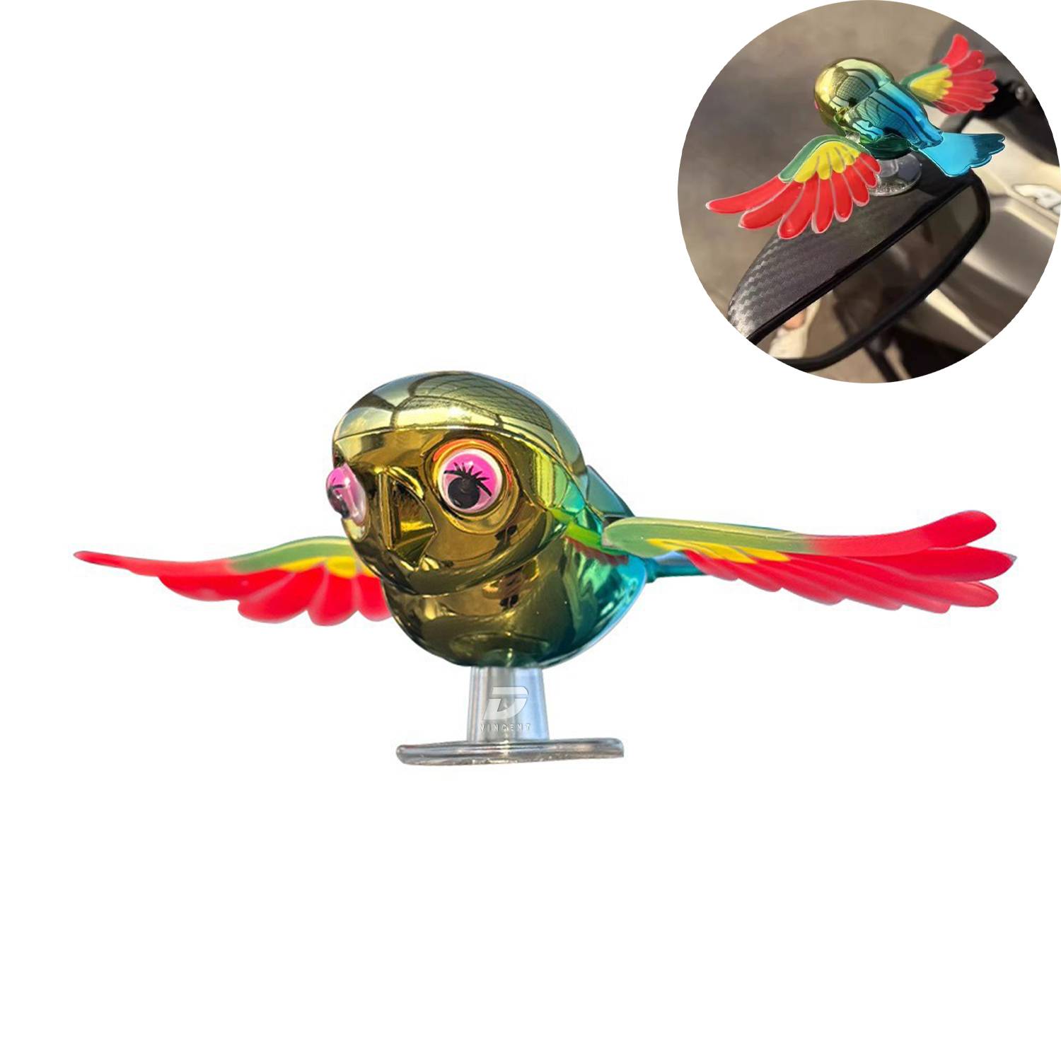 Simulated Companion Bird Car Decoration
