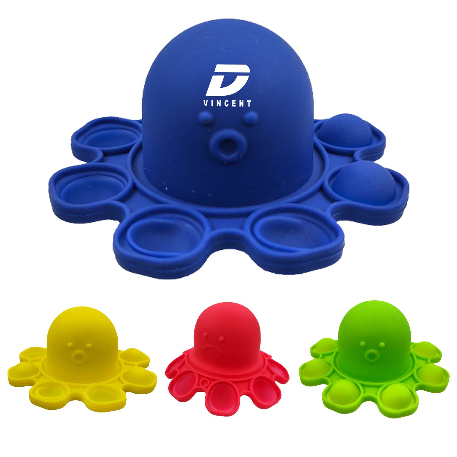 Silicone Double Sided Flip Octopus Fidget Toy