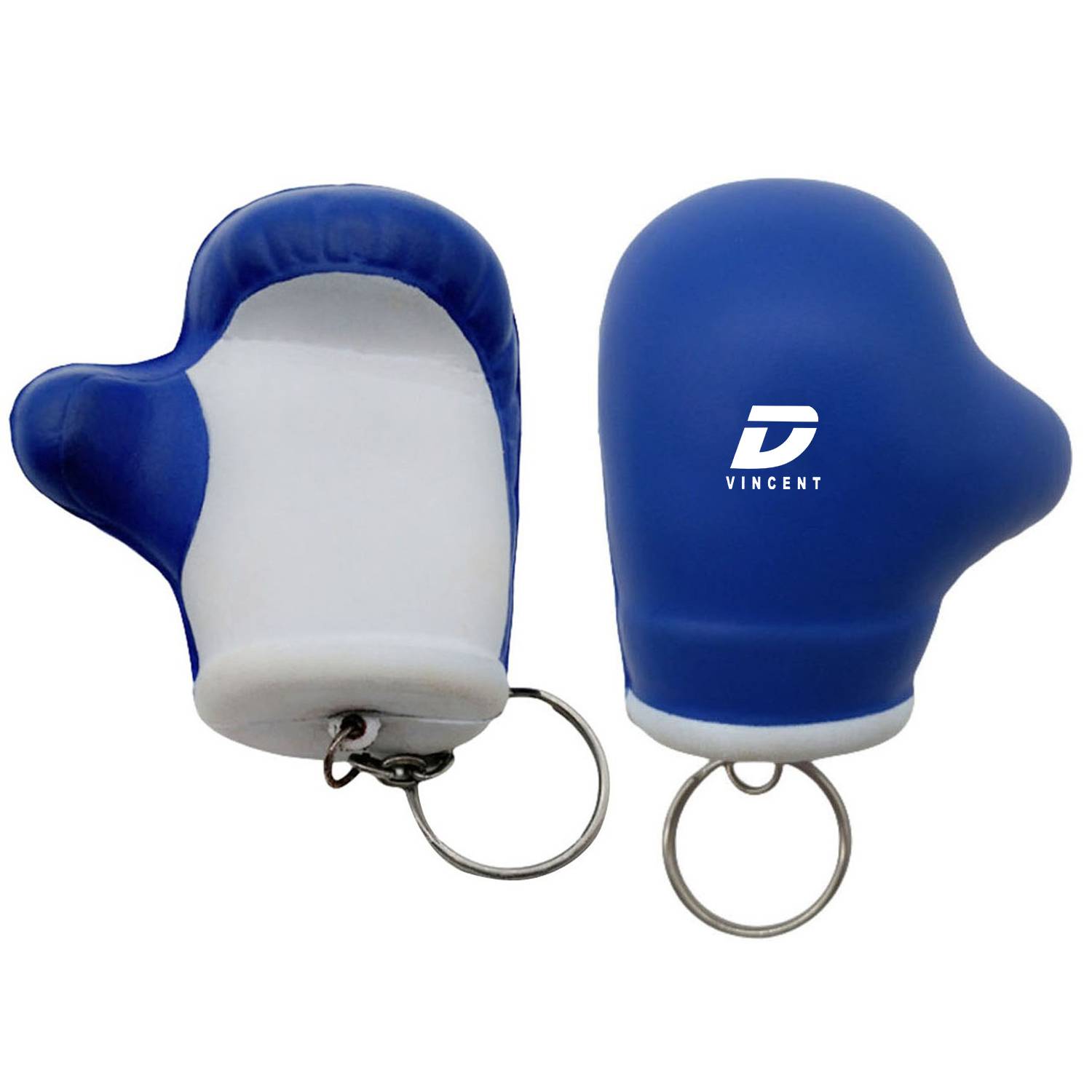 Boxing Gloves Shaped Stress Reliever Keychain