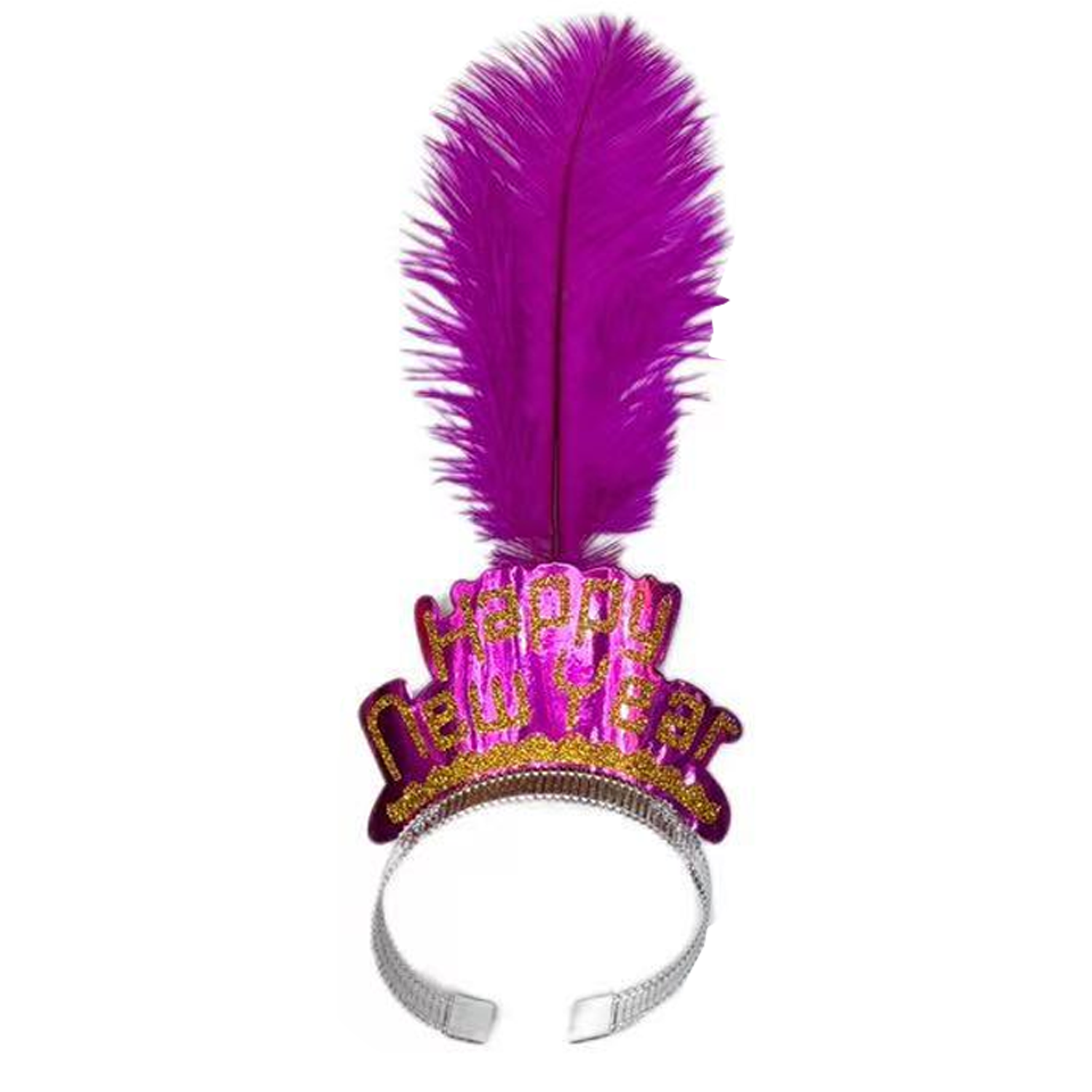 Happy New Year Feather Headband - Image 9