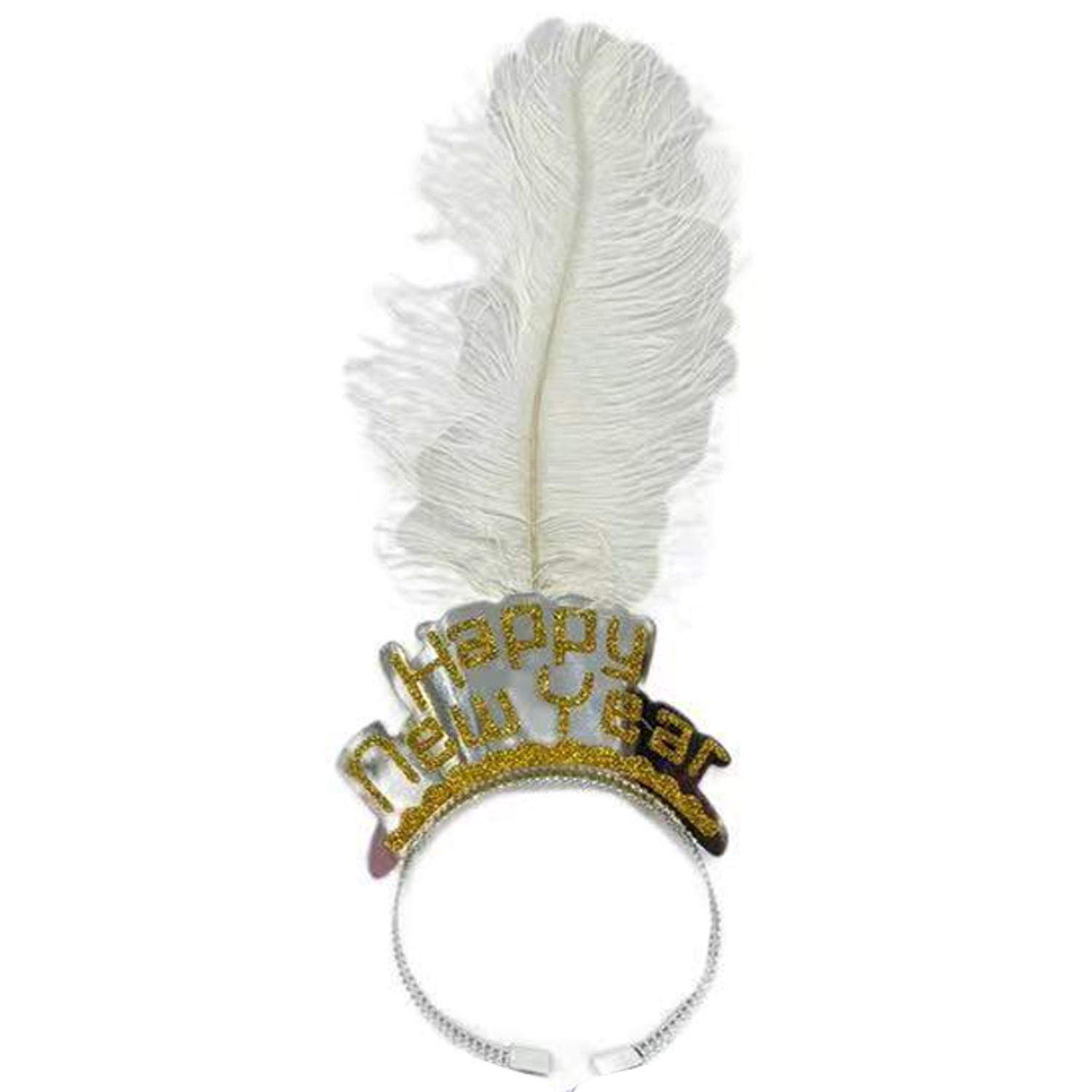 Happy New Year Feather Headband - Image 8