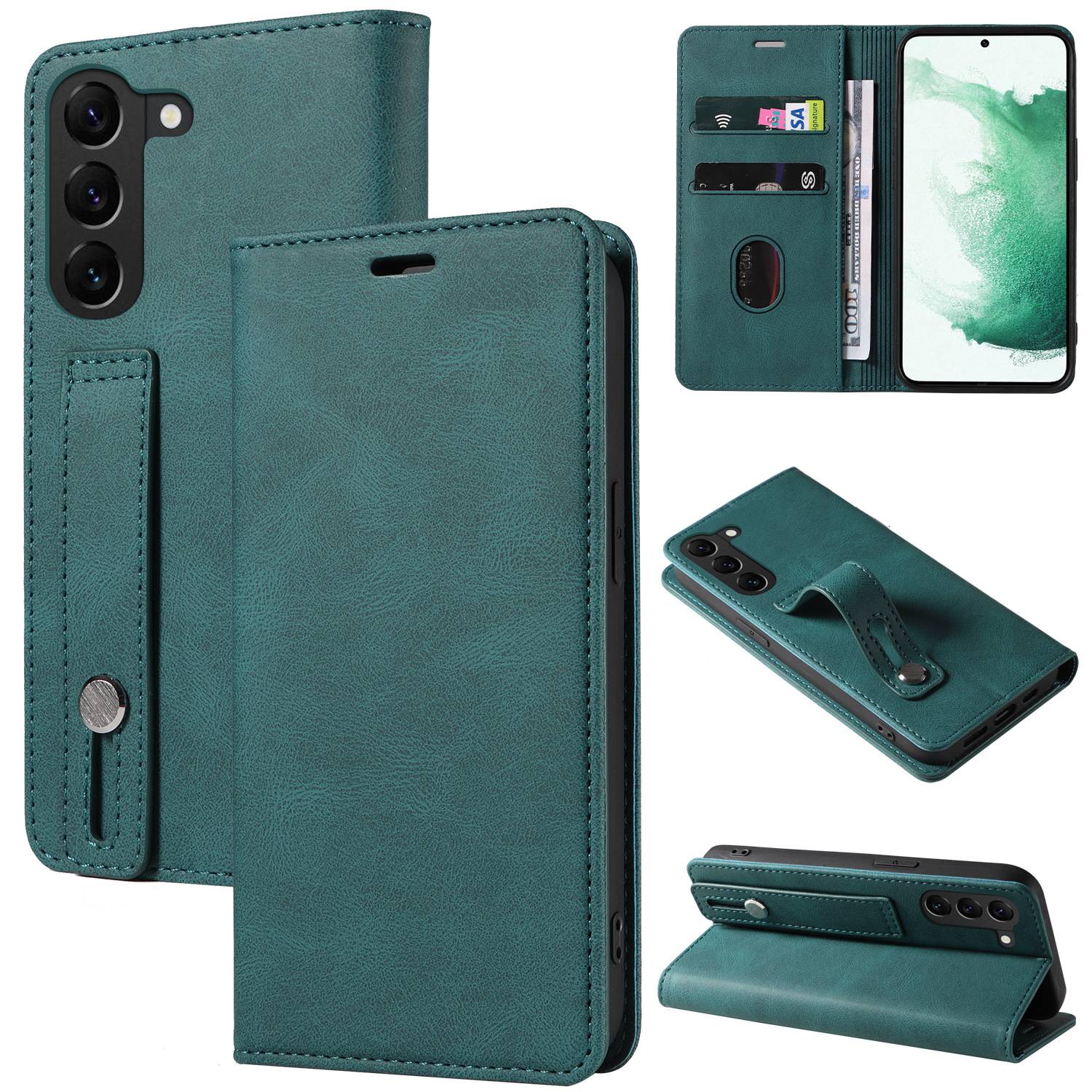 PU Leather Flip Wallet Phone Case - Image 4