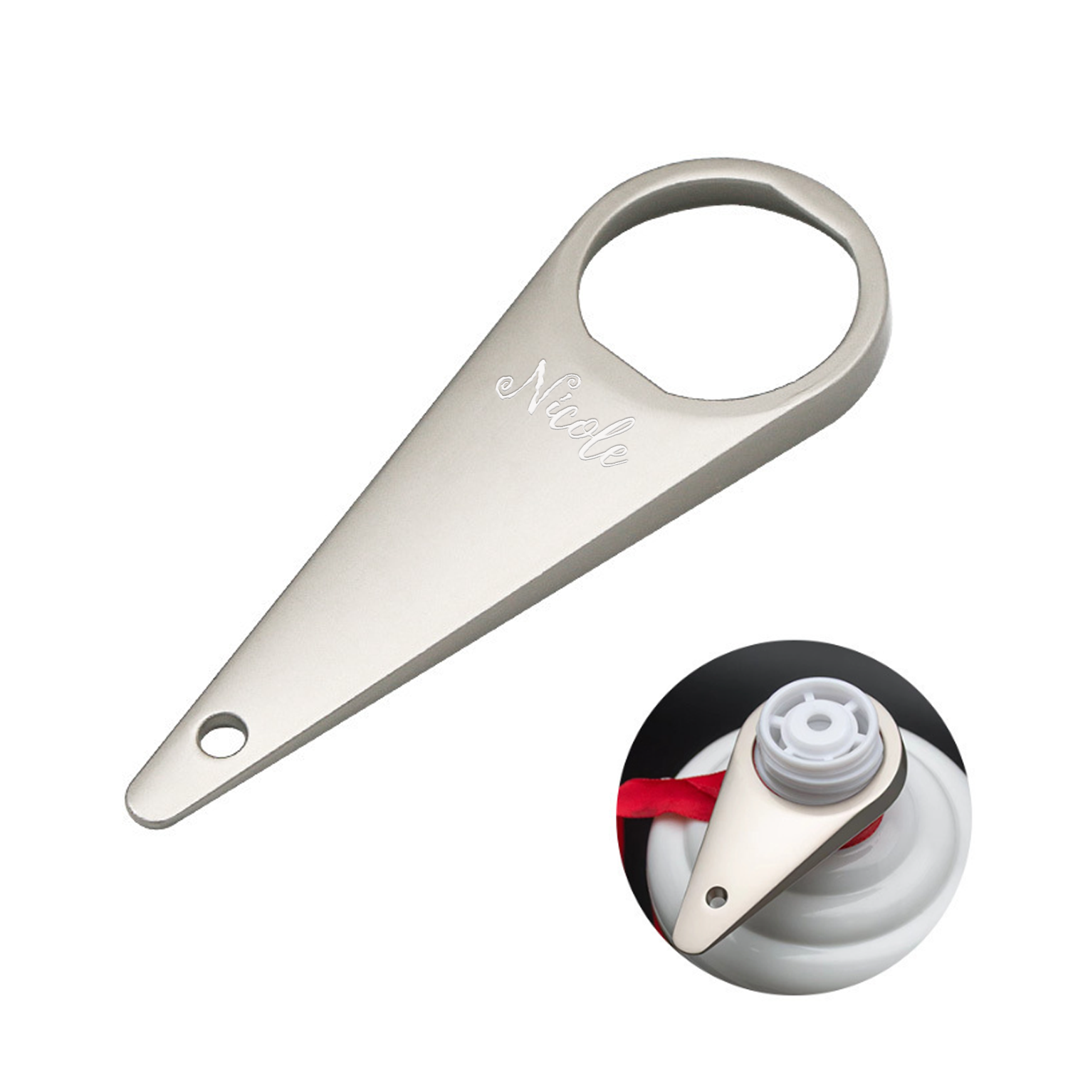 Portable Zinc Alloy Bottle Opener