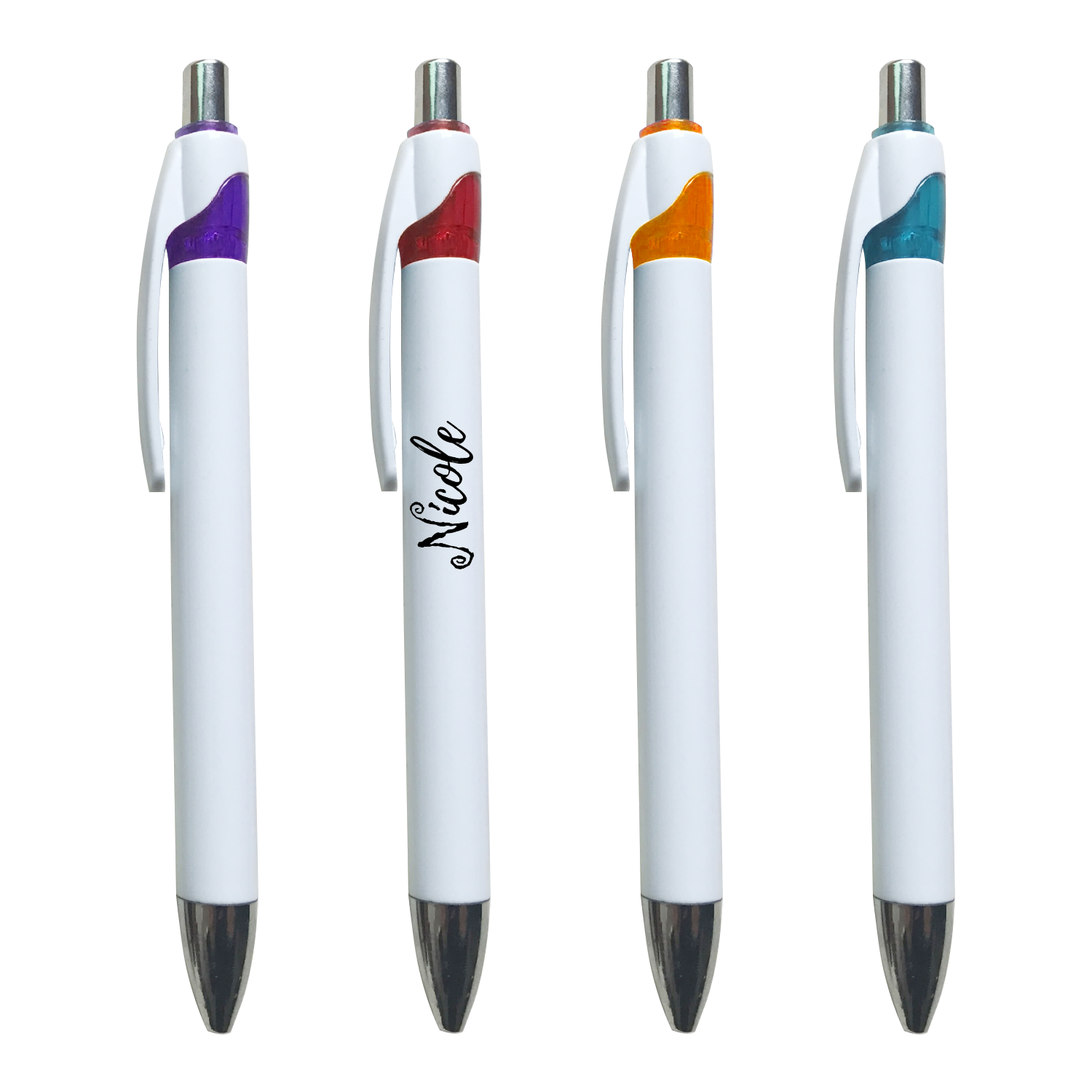 Retractable Plastic Ballpoint Pen