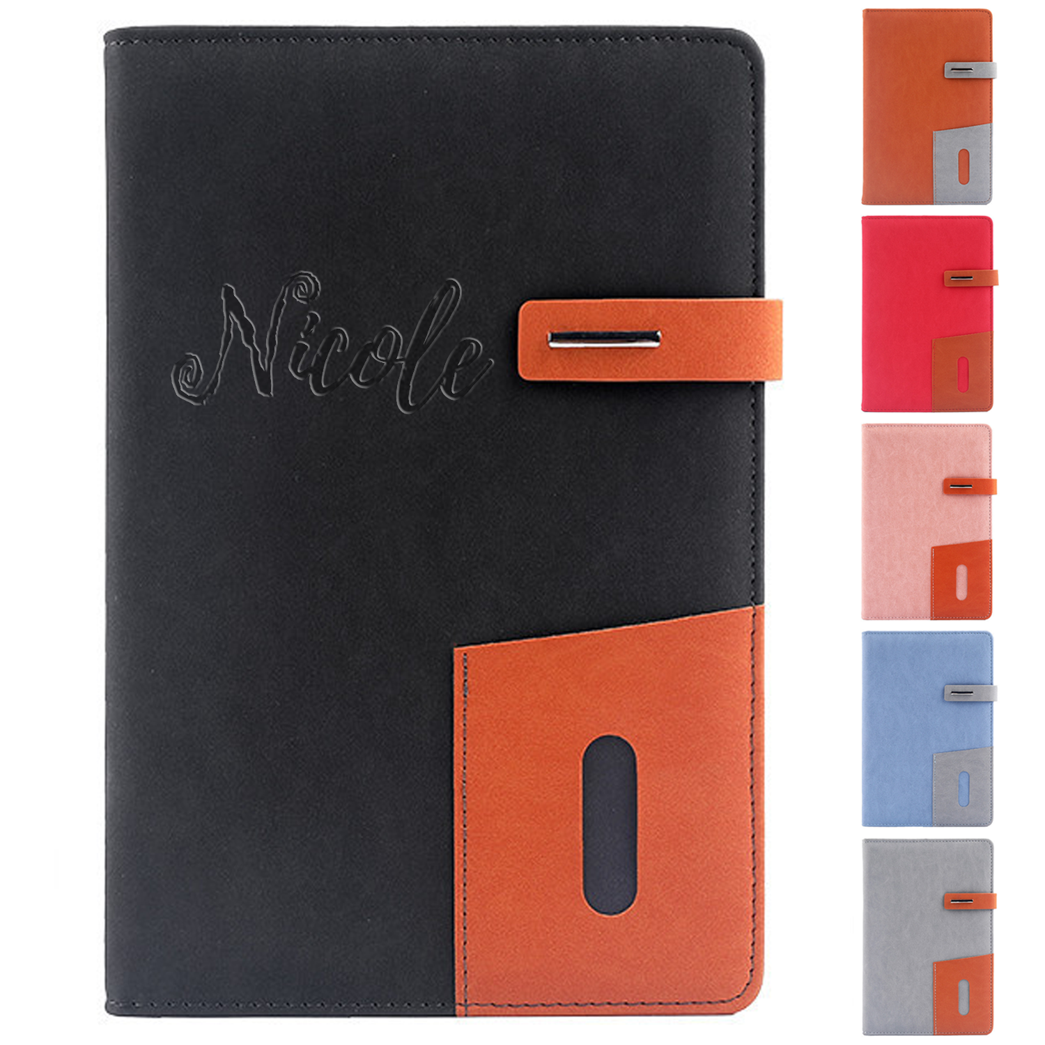 A5 PU Notebook w/ Card Slot