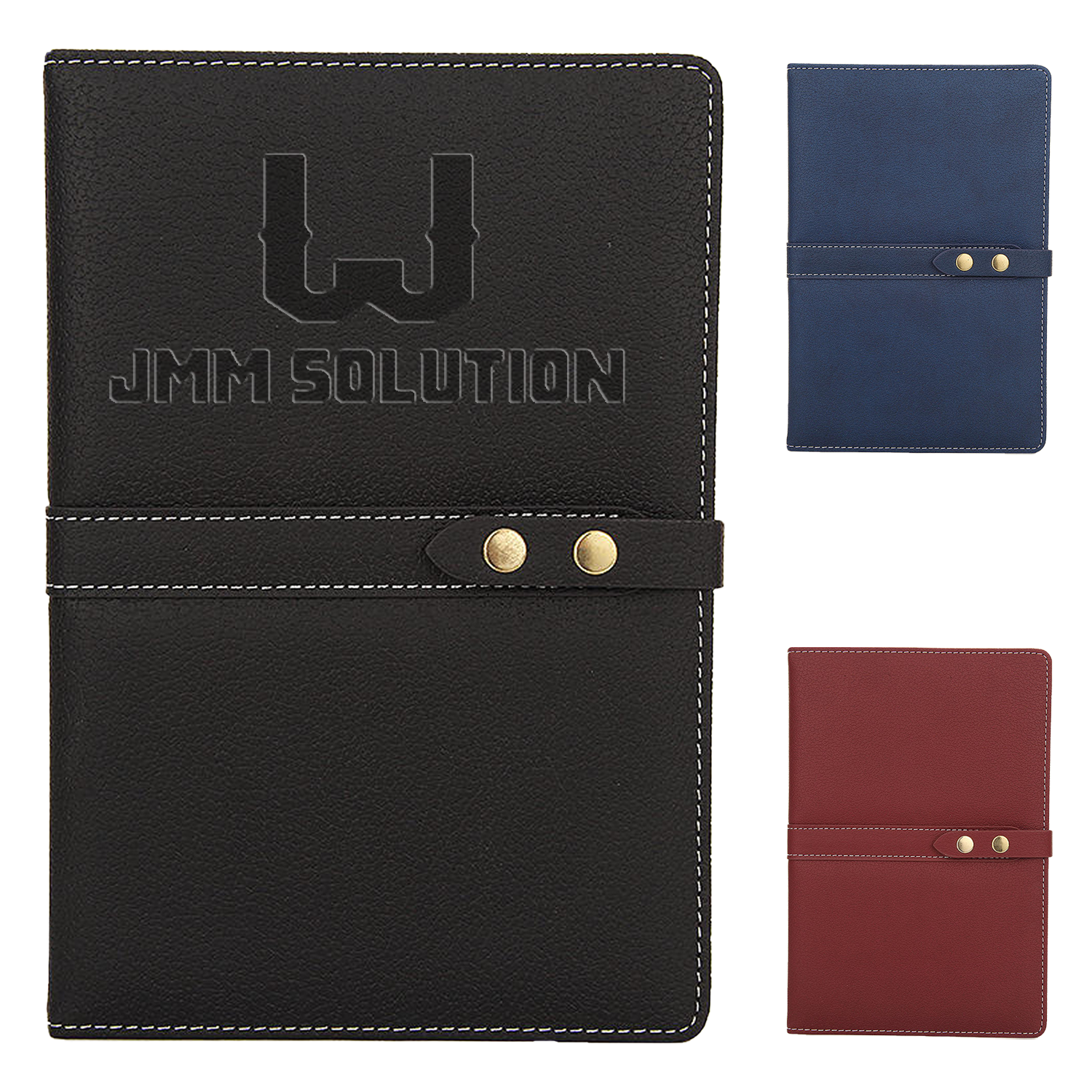 A5 PU Leather Notebook w/ Buckle