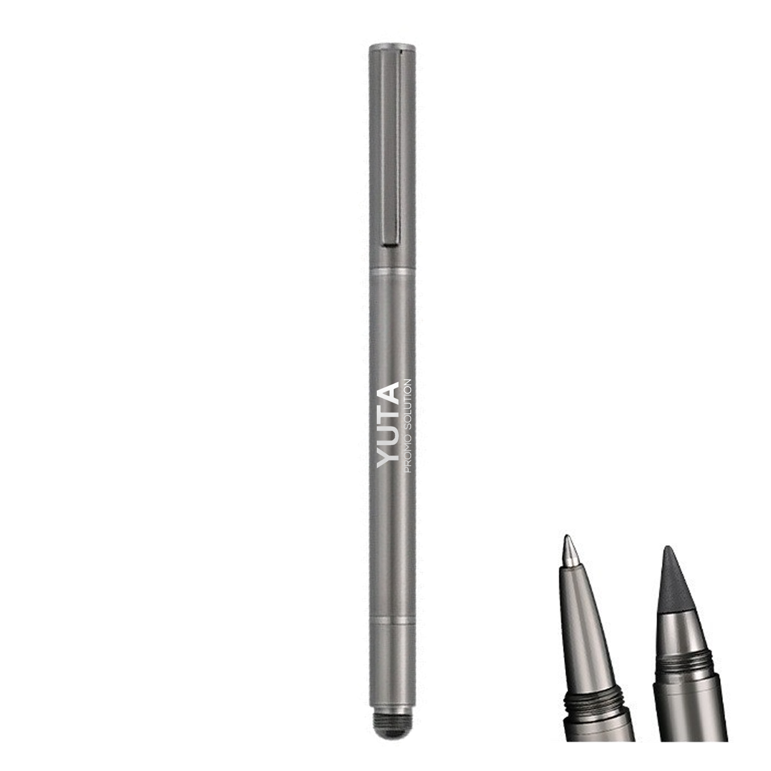 2 in 1 Multi-functional Metal Ballpoint Pen