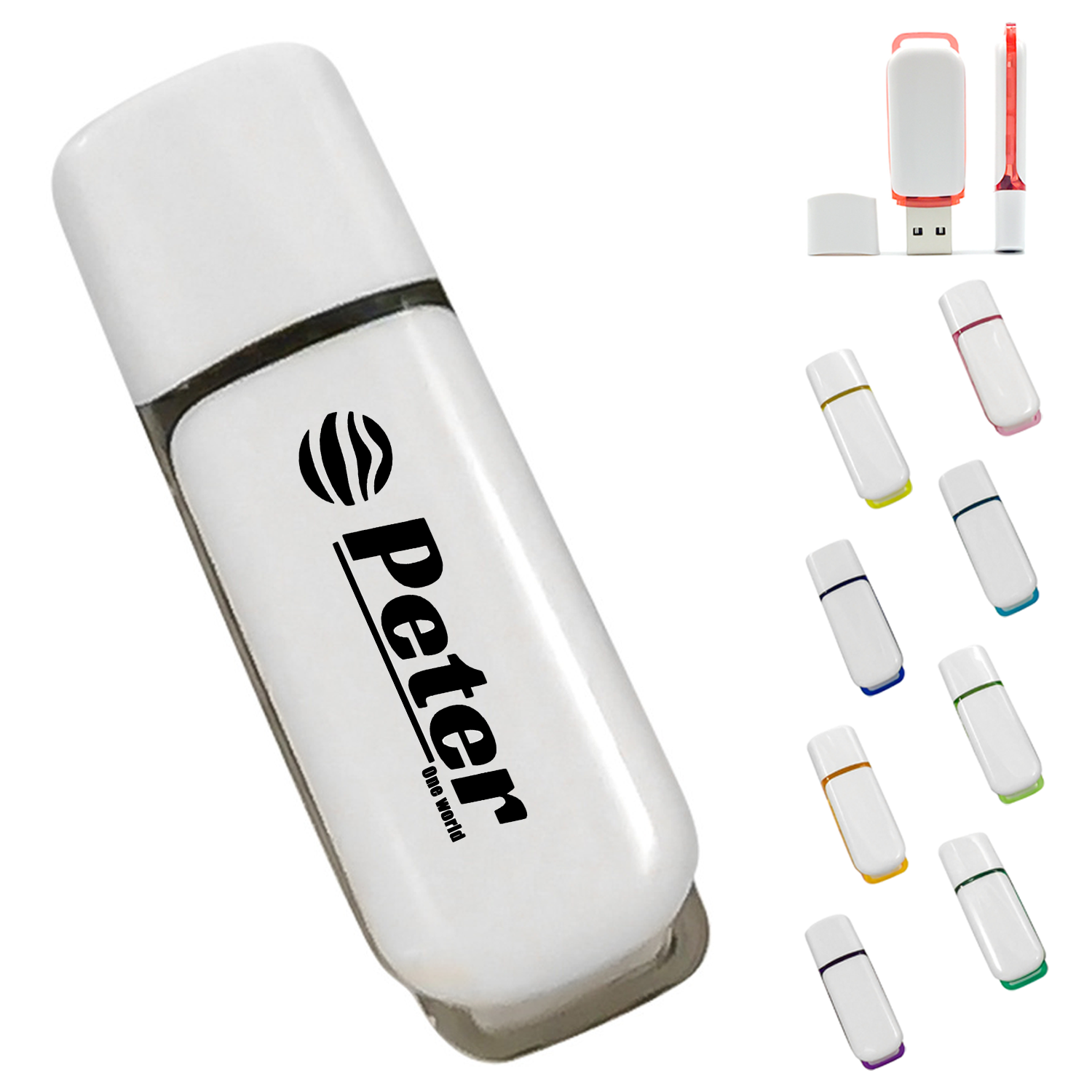 64G Plastic USB Flash Drive