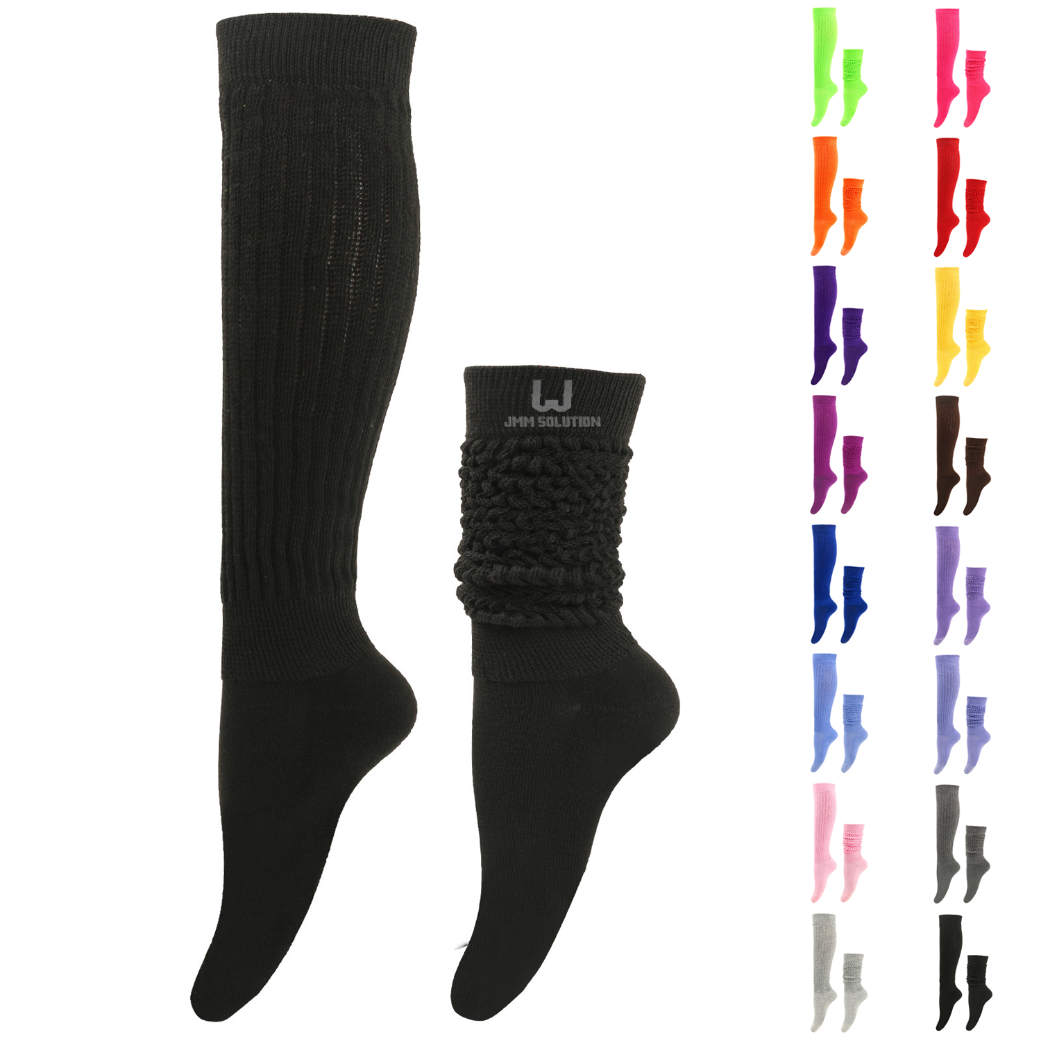 Polyester Knee High Slouch Sock