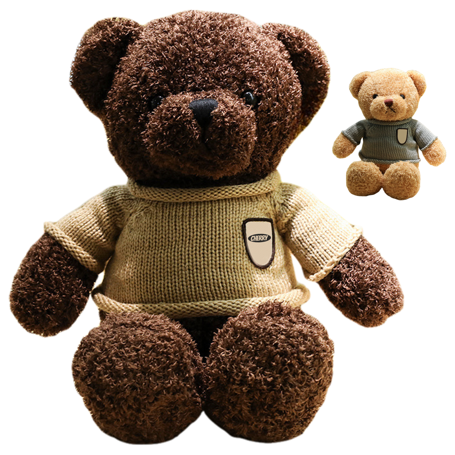 Sweater Dressed Plush Bear Doll