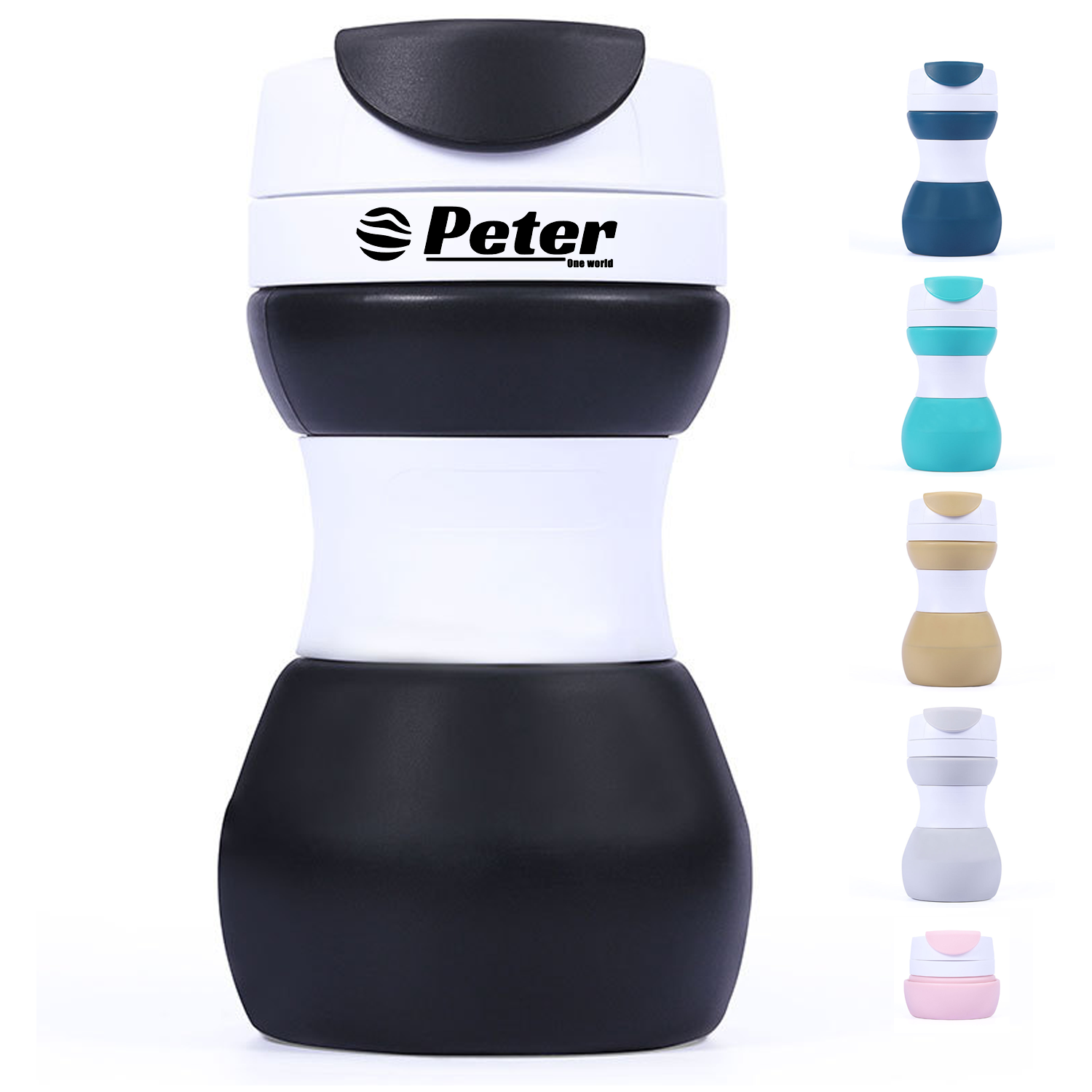 17oz Collapsible Silicone Coffee Bottle