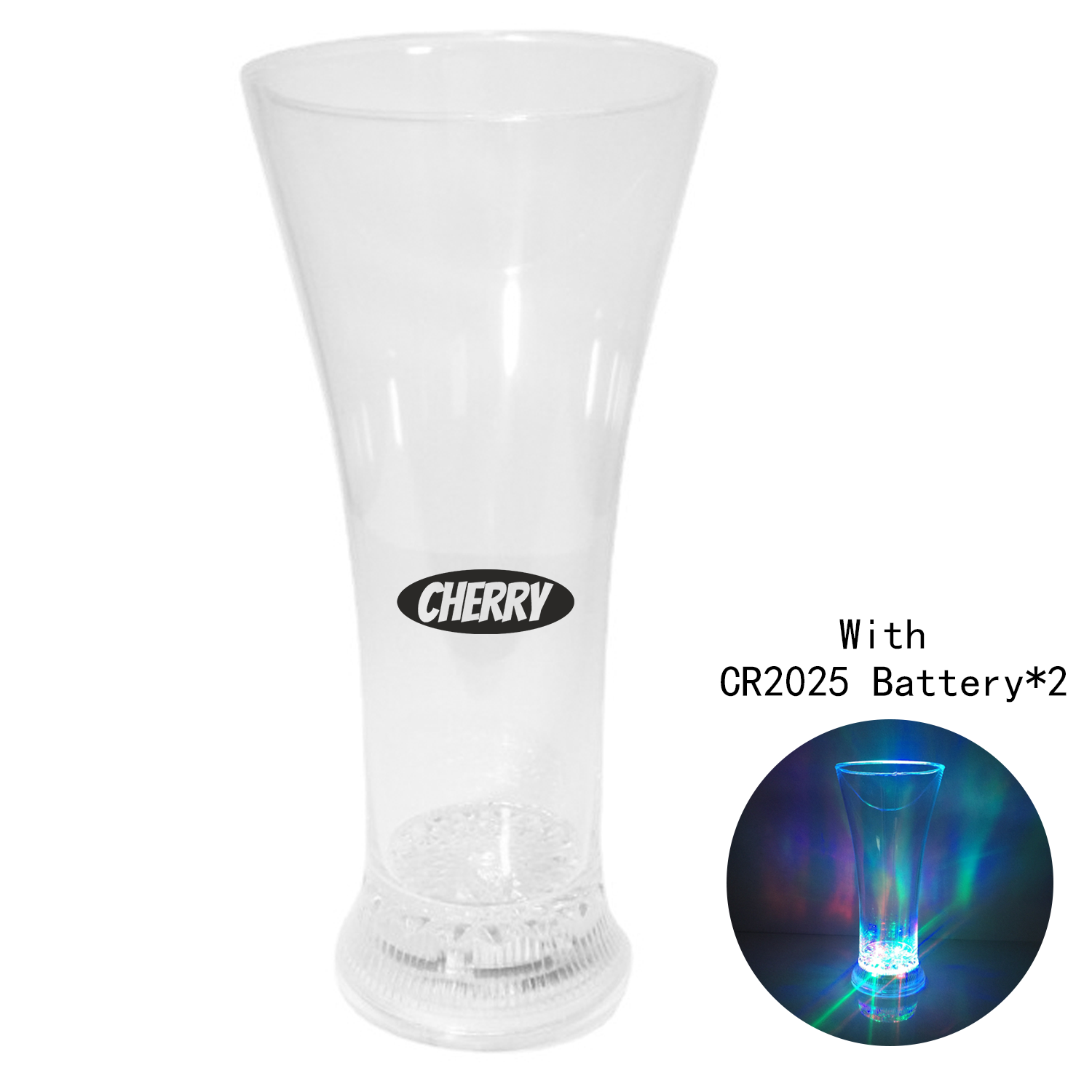 12.5oz Water Activated Color Changing Plastic Glow Cup