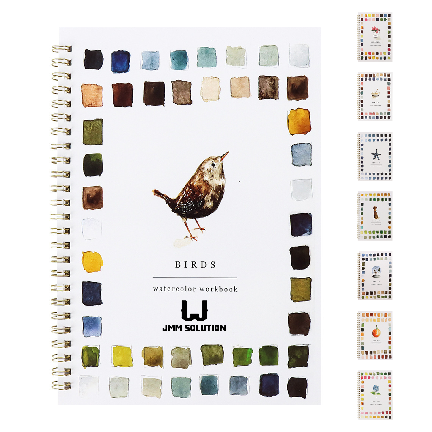 Watercolor Paper Coloring Painting Book