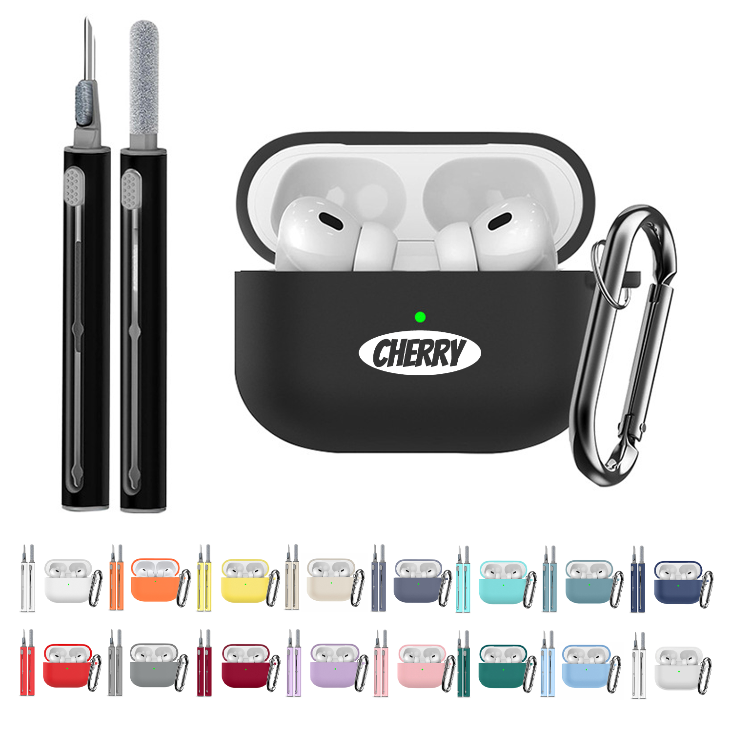 Blue Tooth Headphone Cleaner Kit W/ Silicone Protective Case