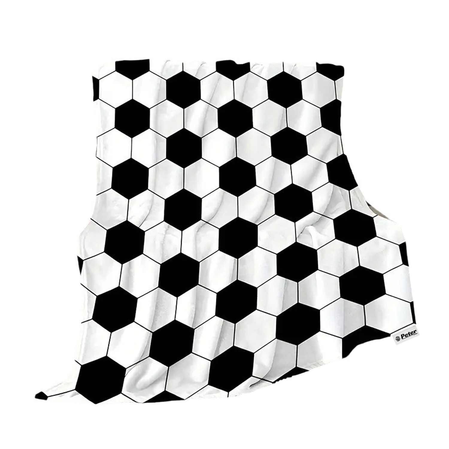 Football Pattern Polyester Blanket