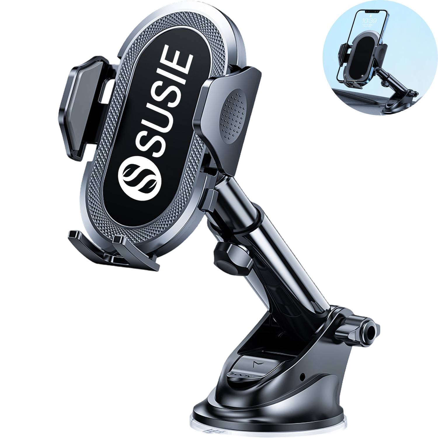 360 Degree Adjustable Suction Cup Car Phone Holder