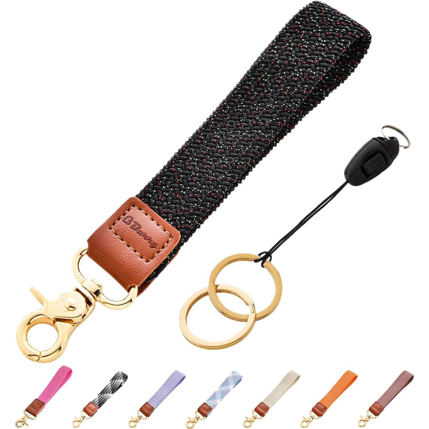 Nylon Wrist Strap Keychain