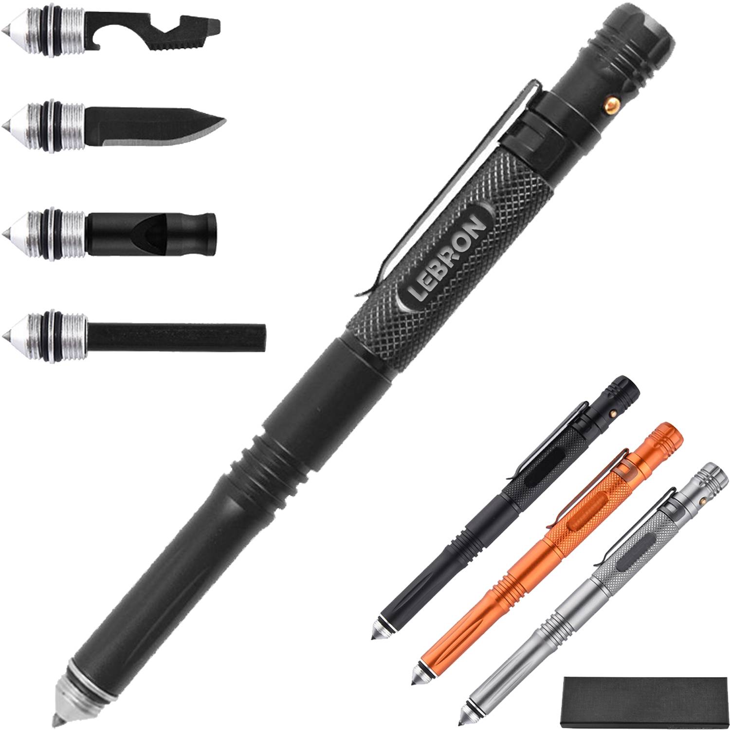 Multi Function LED Outdoor Tactical Survival Pen