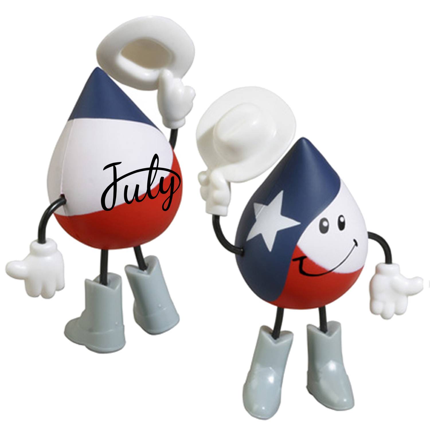 PU Texas-Themed Stress Reliever Figure
