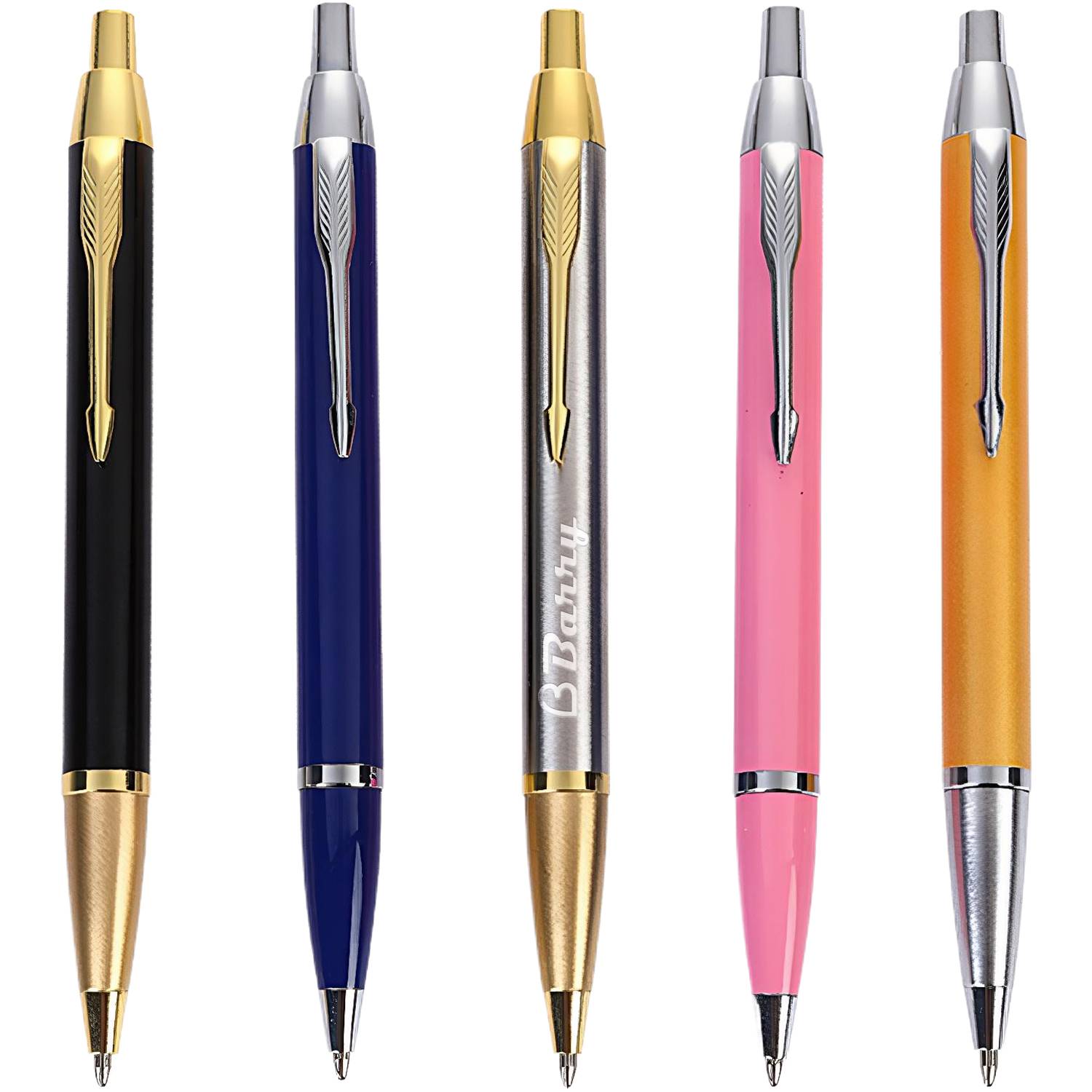 Retractable Metal Ballpoint Pen