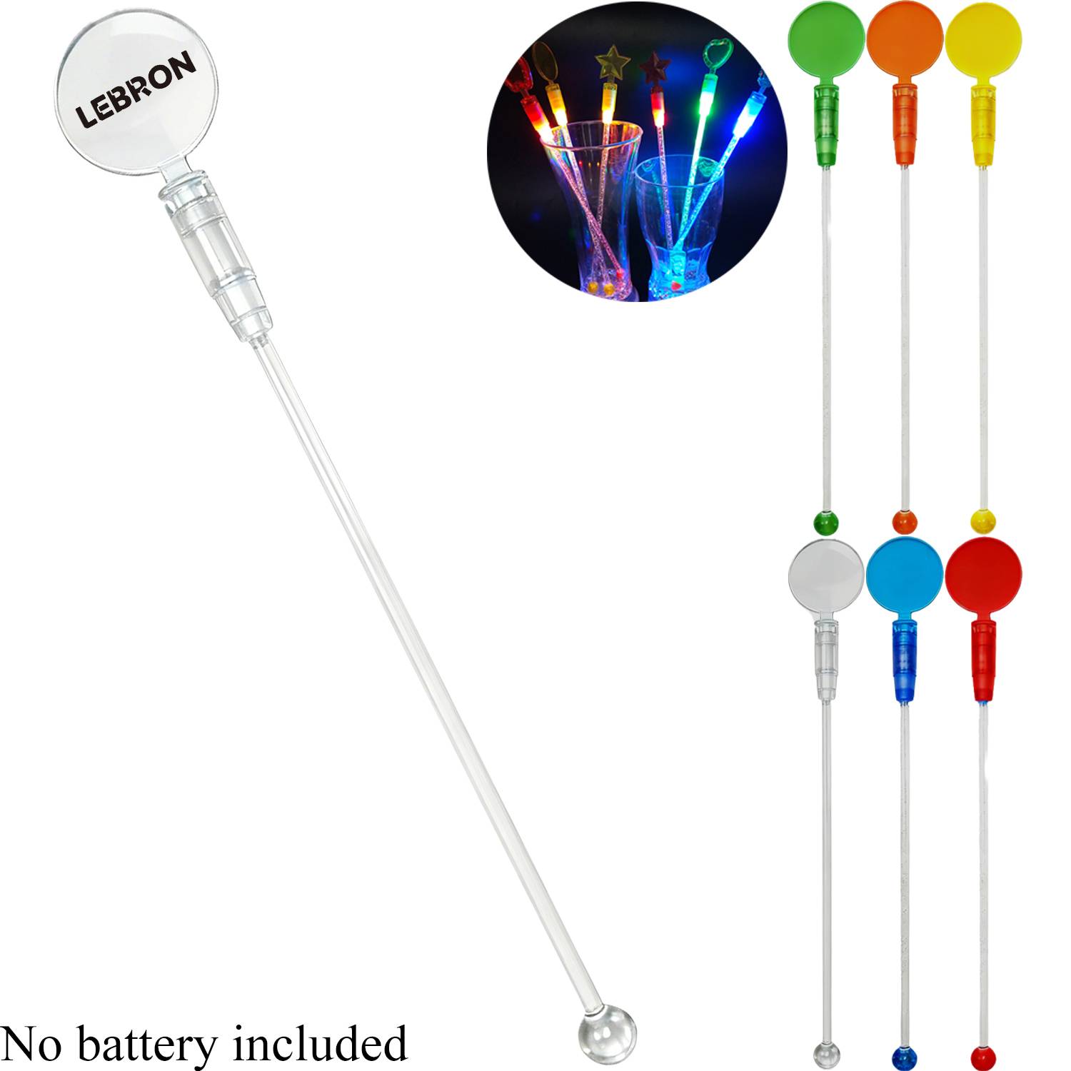 LED Glow Cocktails Stirring Stick
