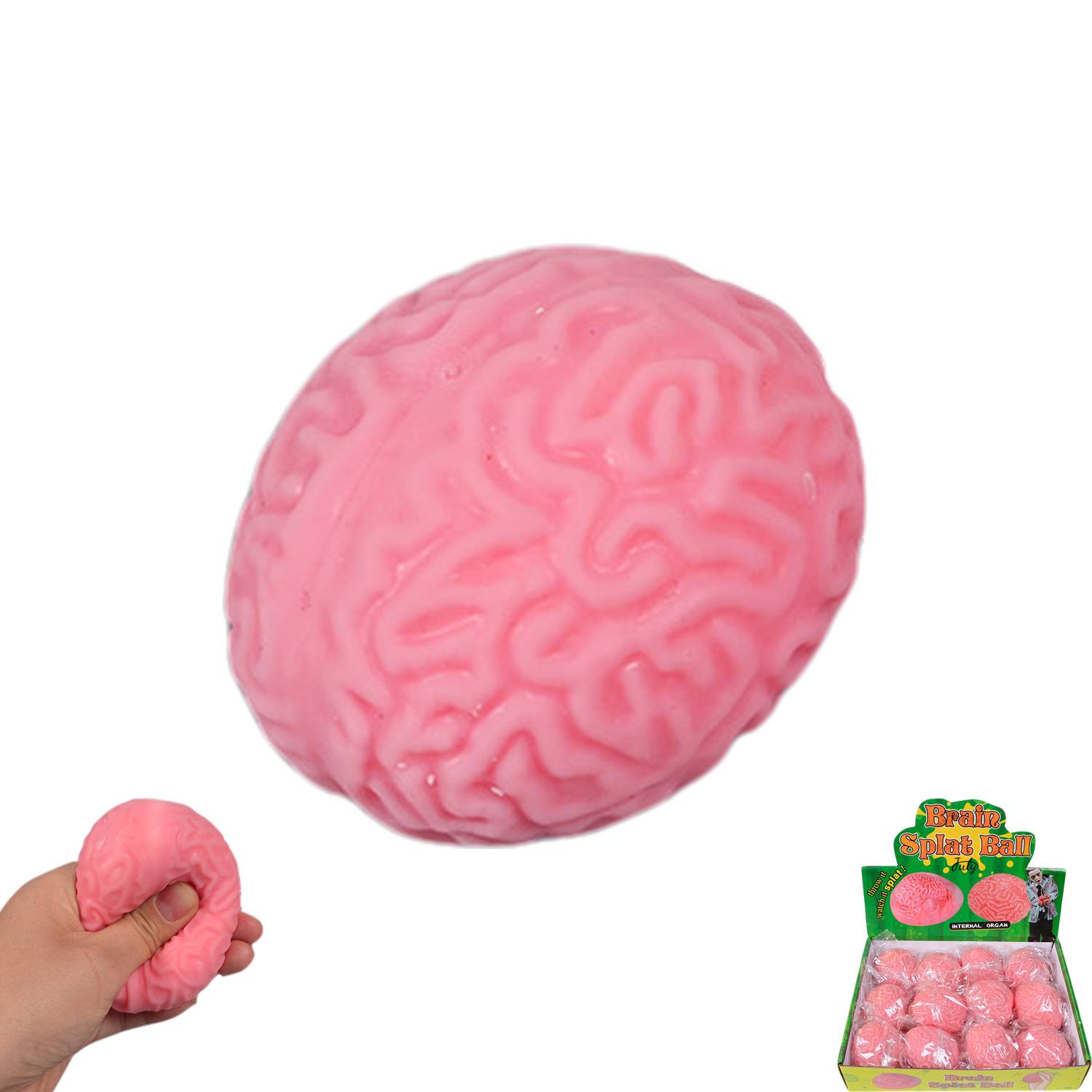 Brain Shaped Stress Reliever Ball