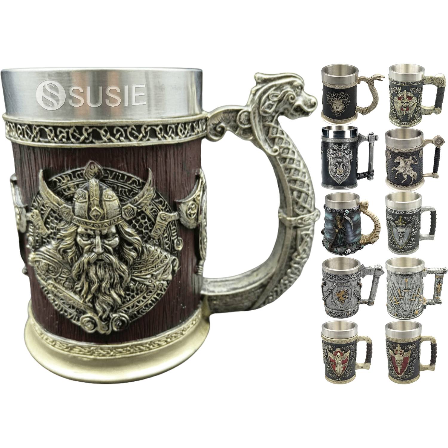 20oz Stainless Steel Viking Mug