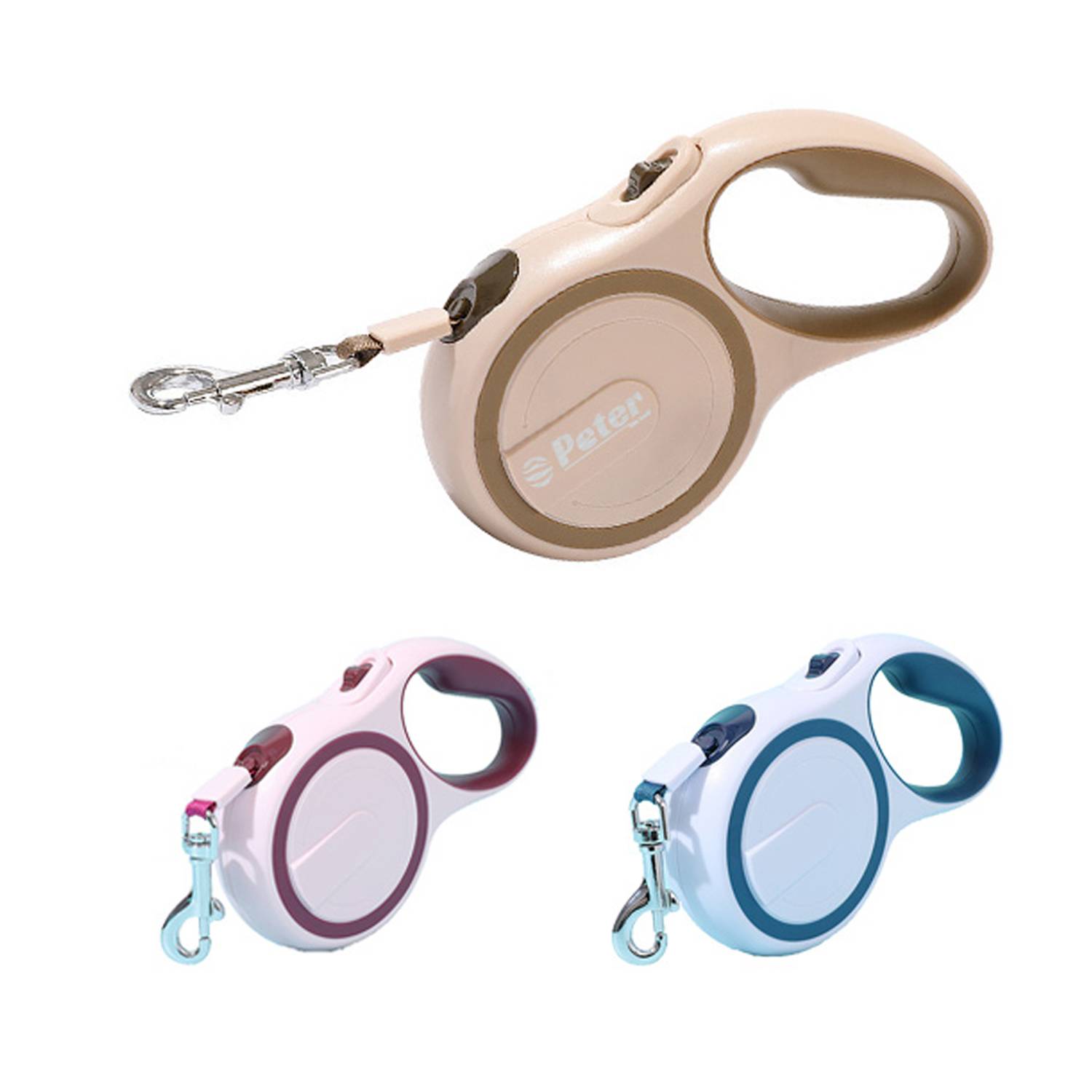 Two Tone Automatic Retractable Pet Leash