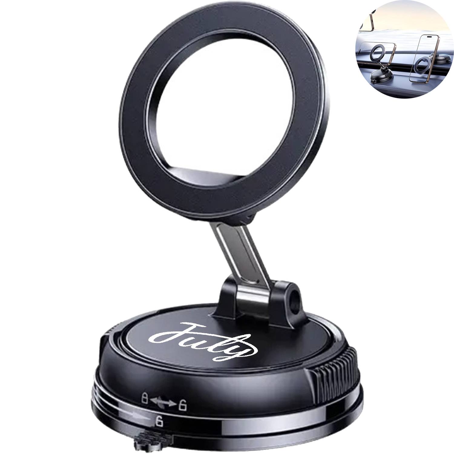 Adjustable Vacuum Magnetic Phone Holder