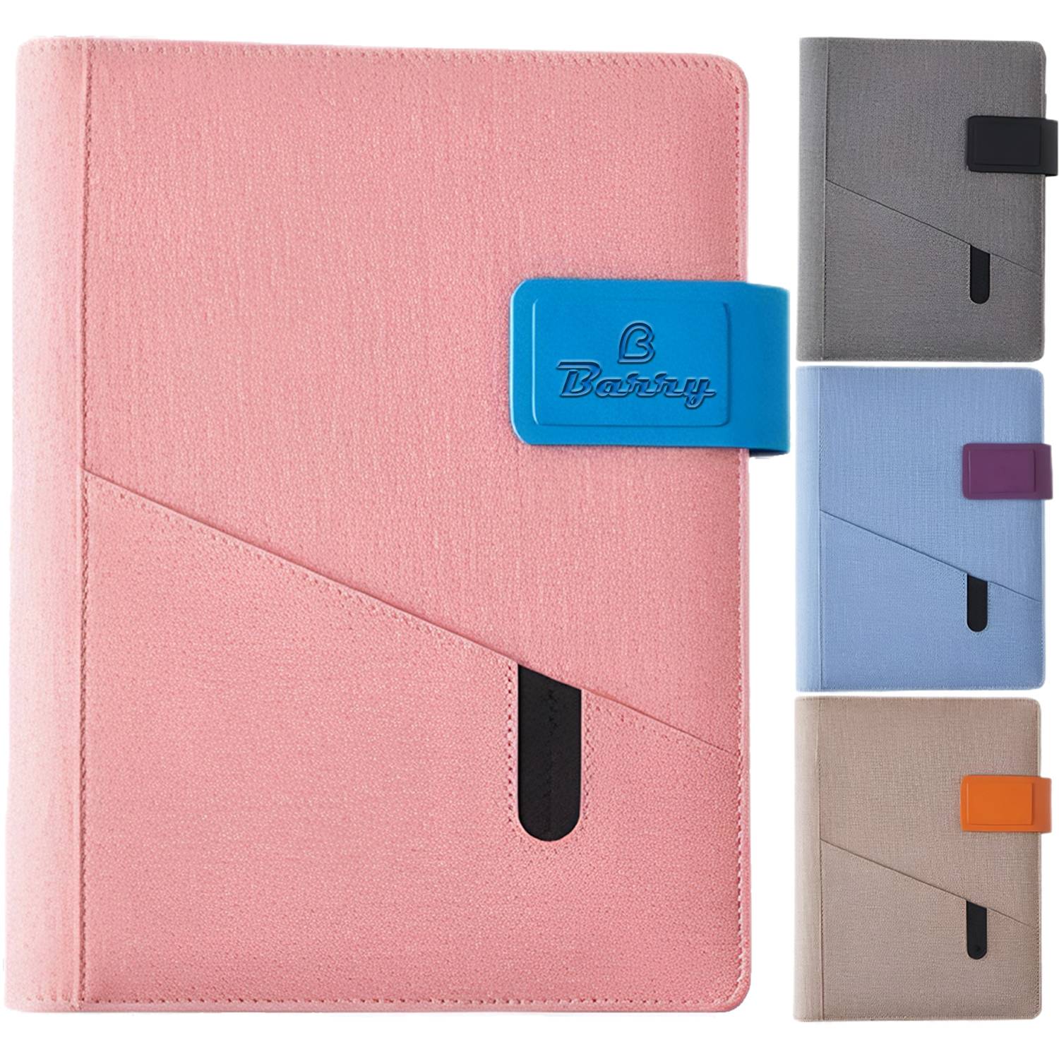 PU Leather A5 Magnetic Closure Binder Notebook