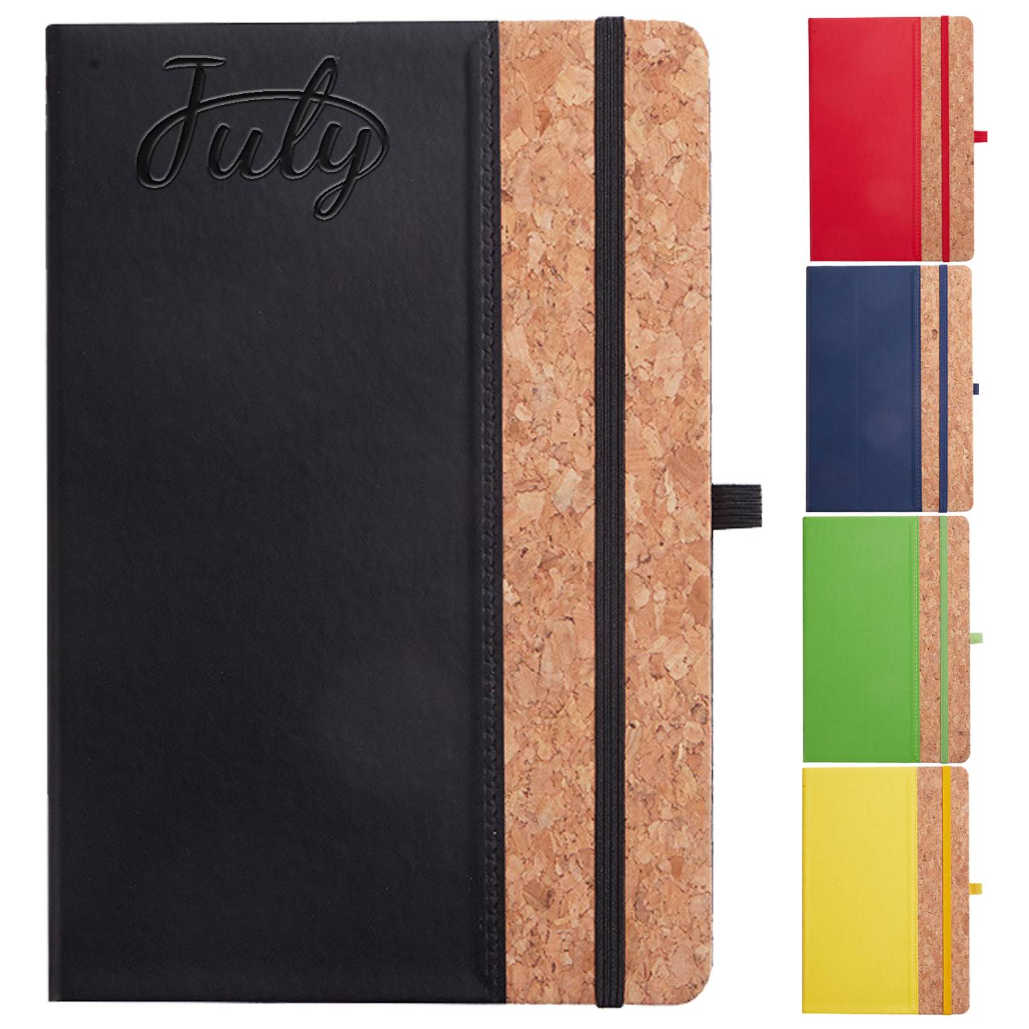 A5 PU Leather Cork Cover Notebook