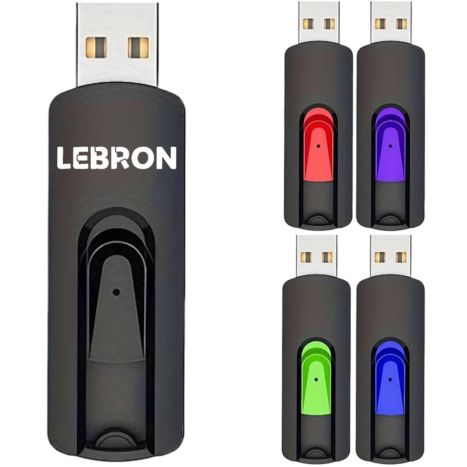 64GB USB 2.0 Retractable Flash Drive